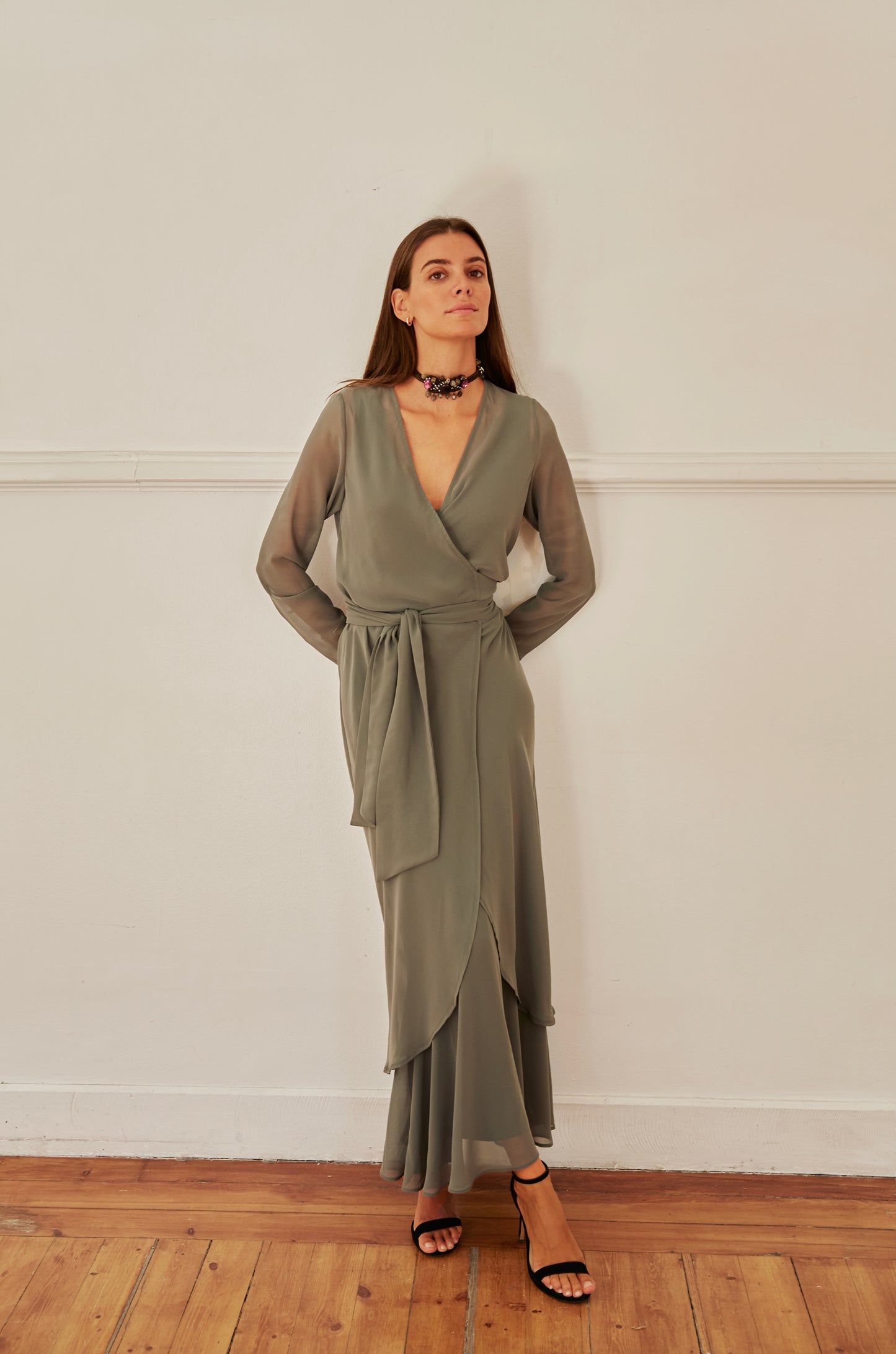 Sabina green dress