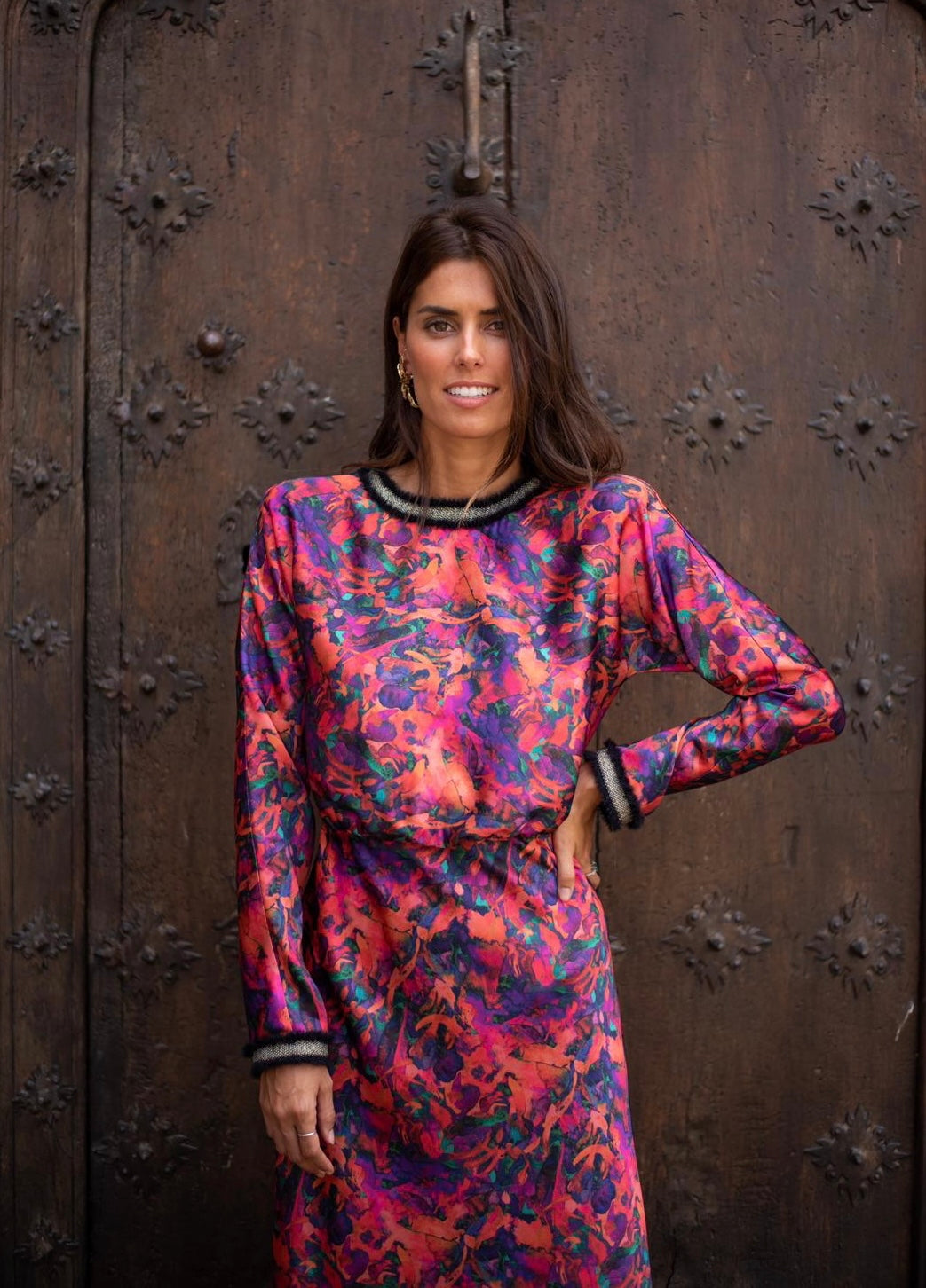 Vestido Lady Pico coral
