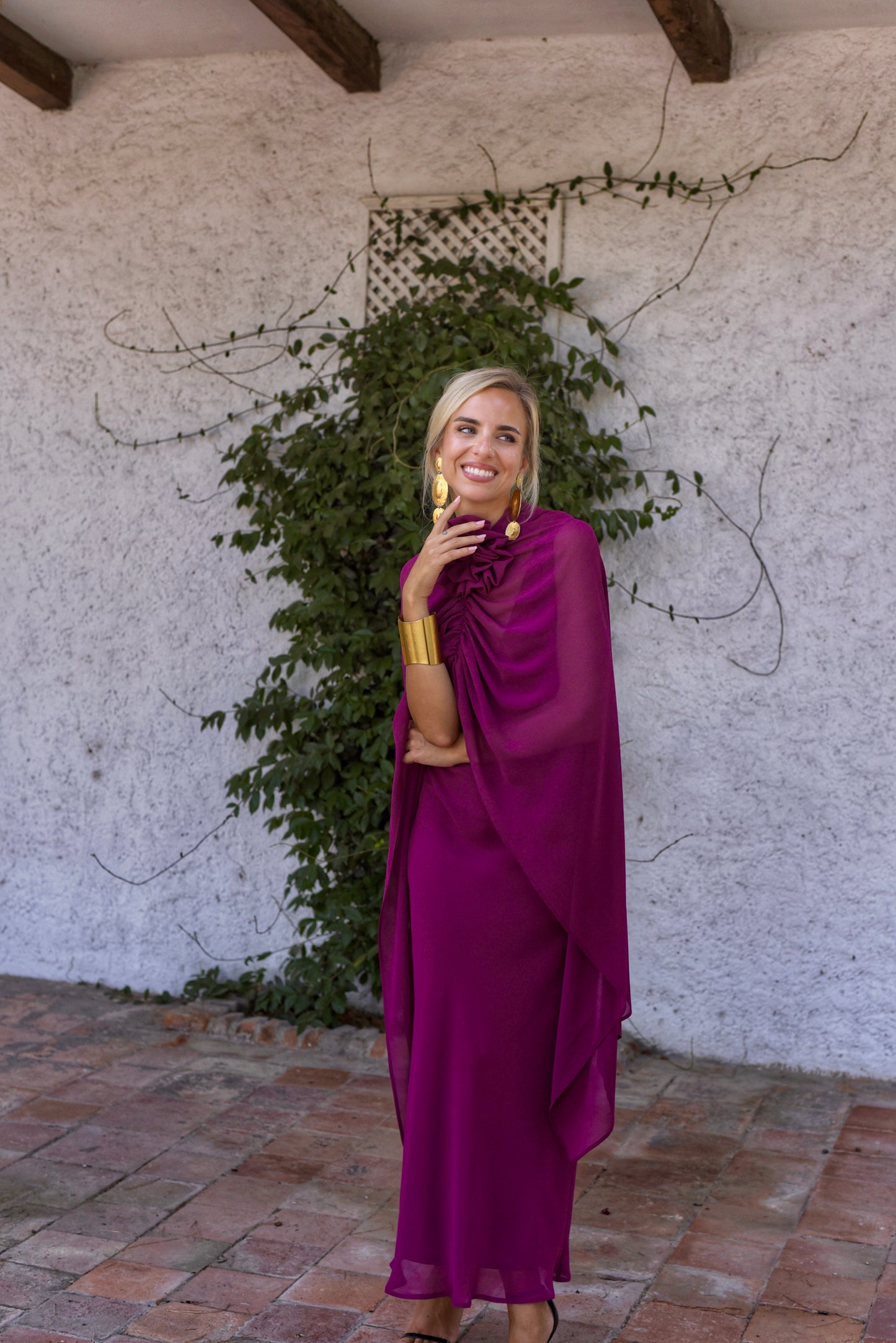 Maple Eggplant Dress