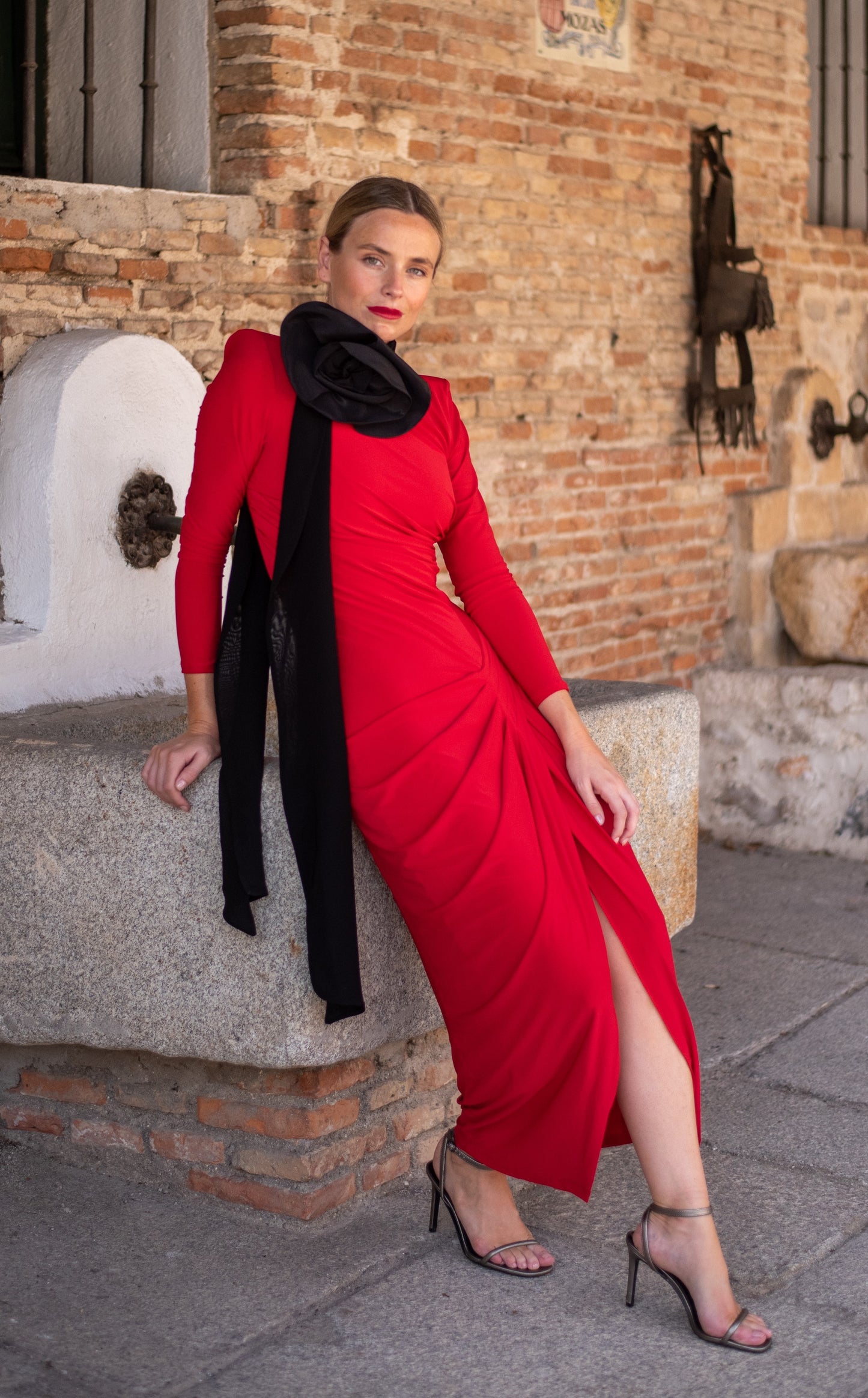 Vestido Lady Pinzón rojo