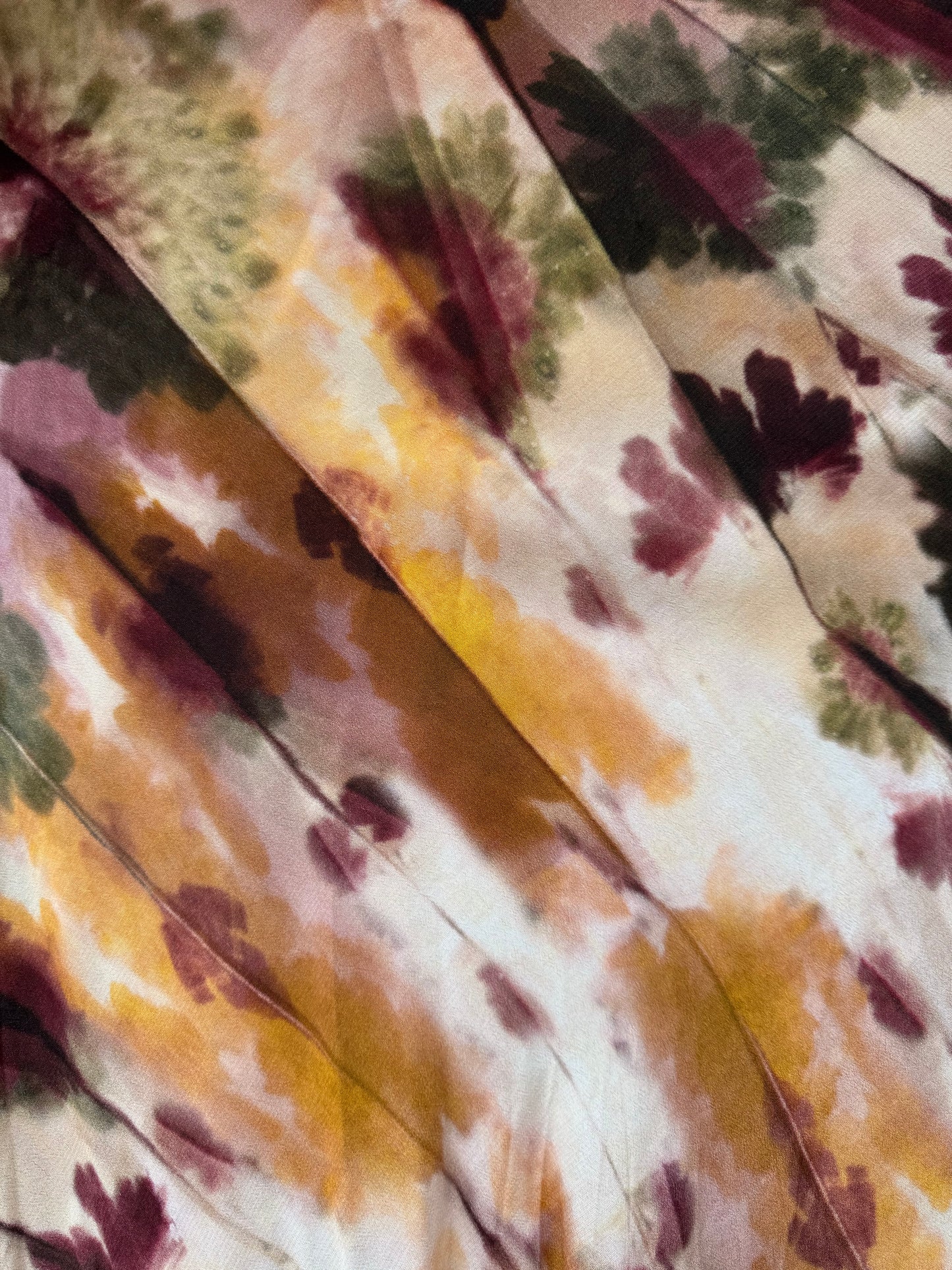 Lady Chameleon mustard/green dress