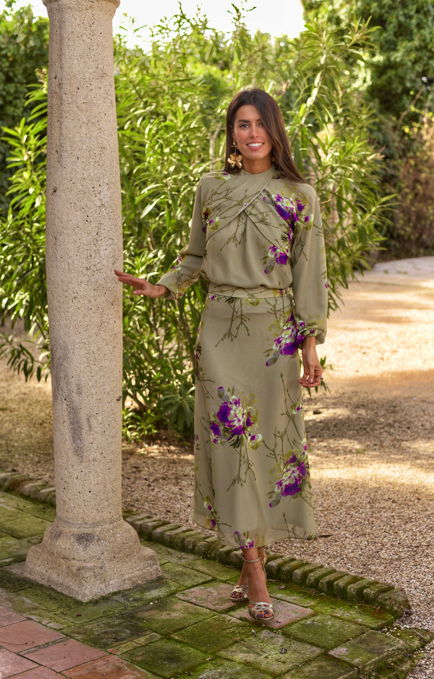 Conjunto Lady Nenúfar flores