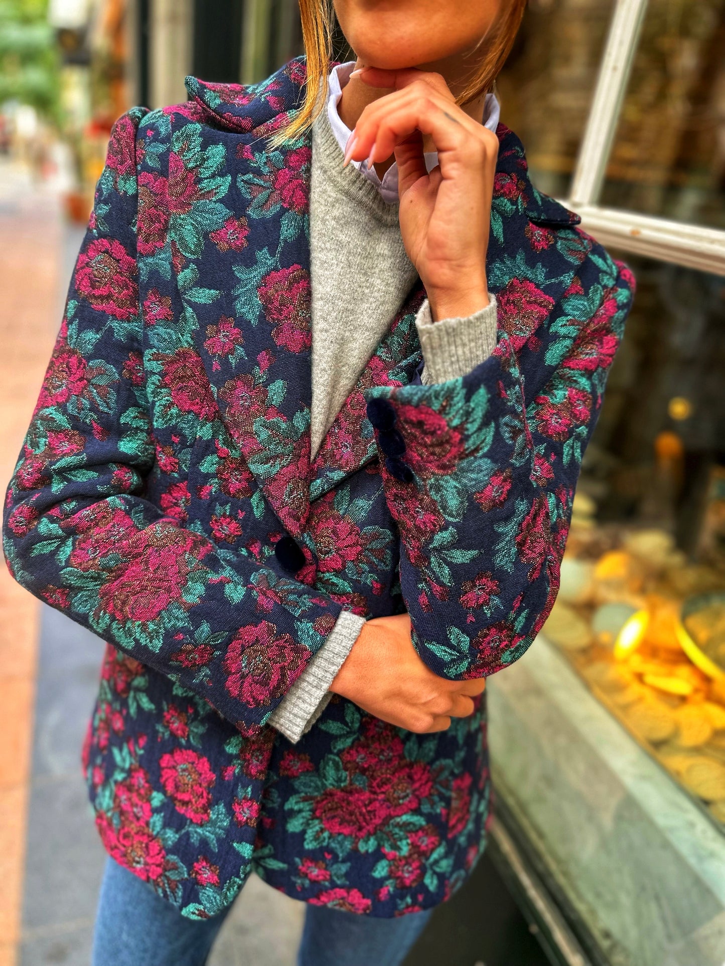 Chaqueta flores