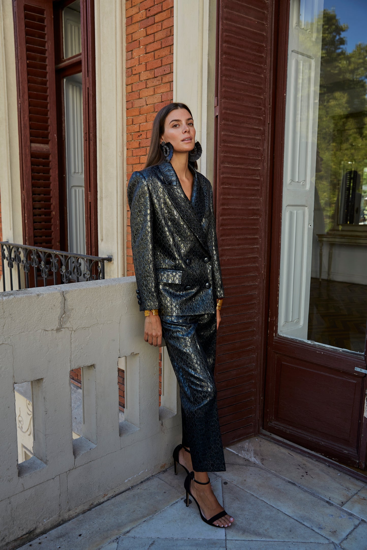 Metallic Fir Suit