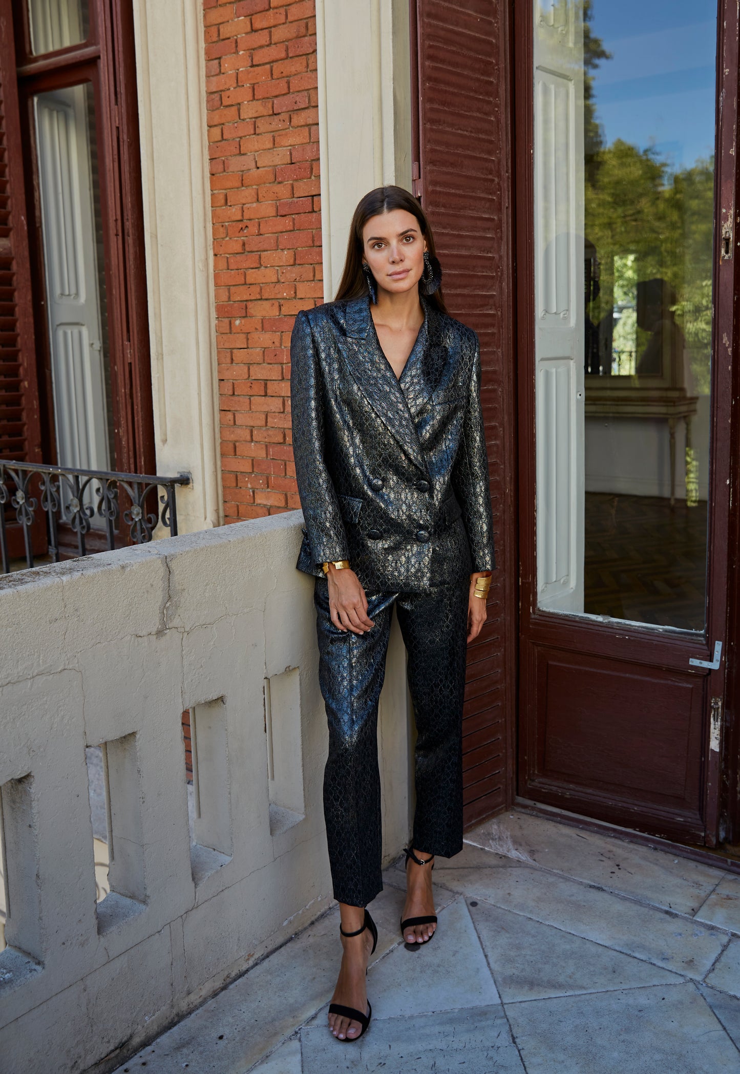 Metallic Fir Suit