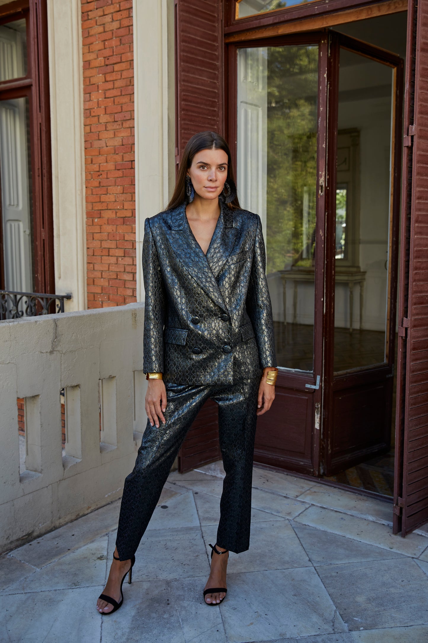 Metallic Fir Suit