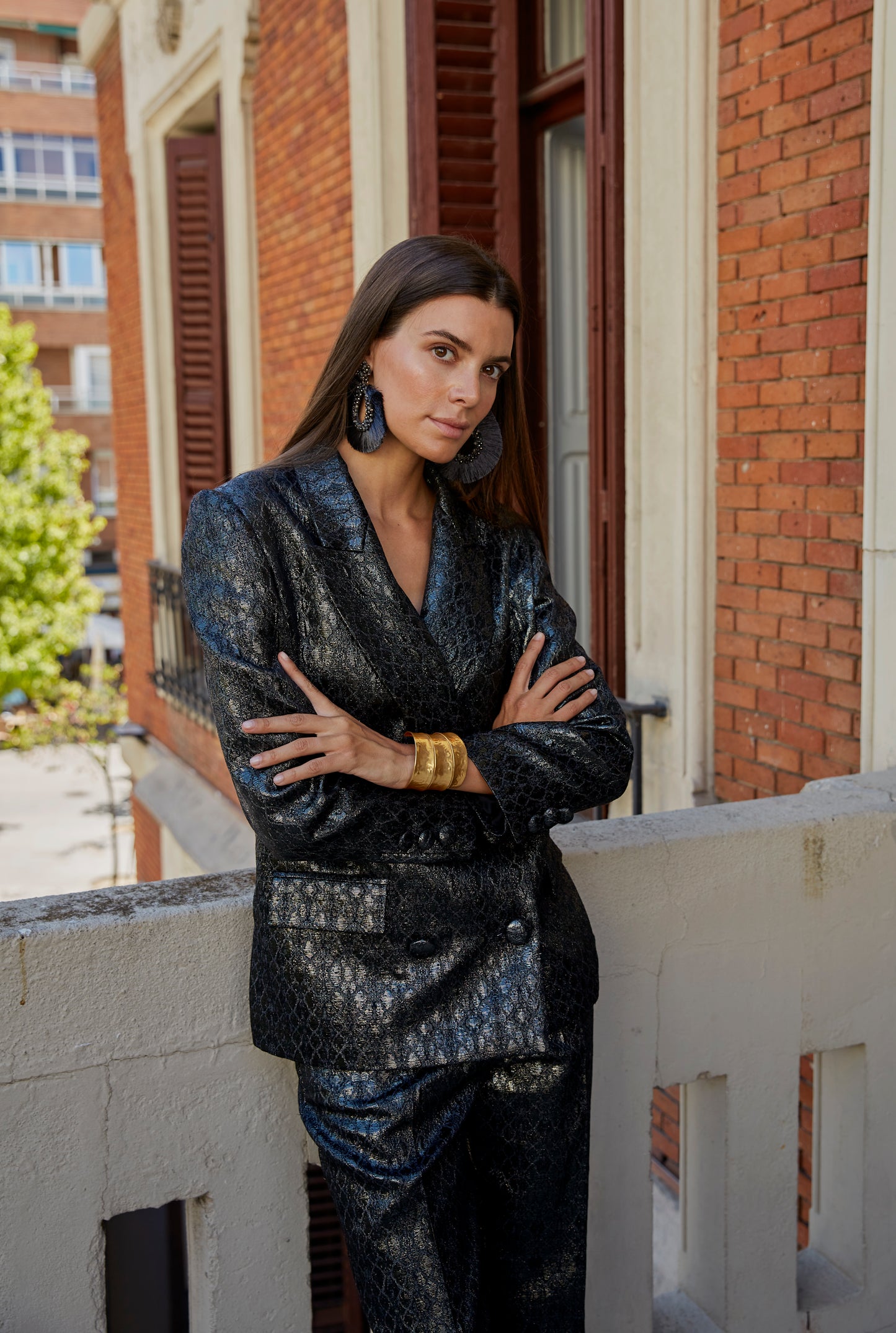 Metallic Fir Suit