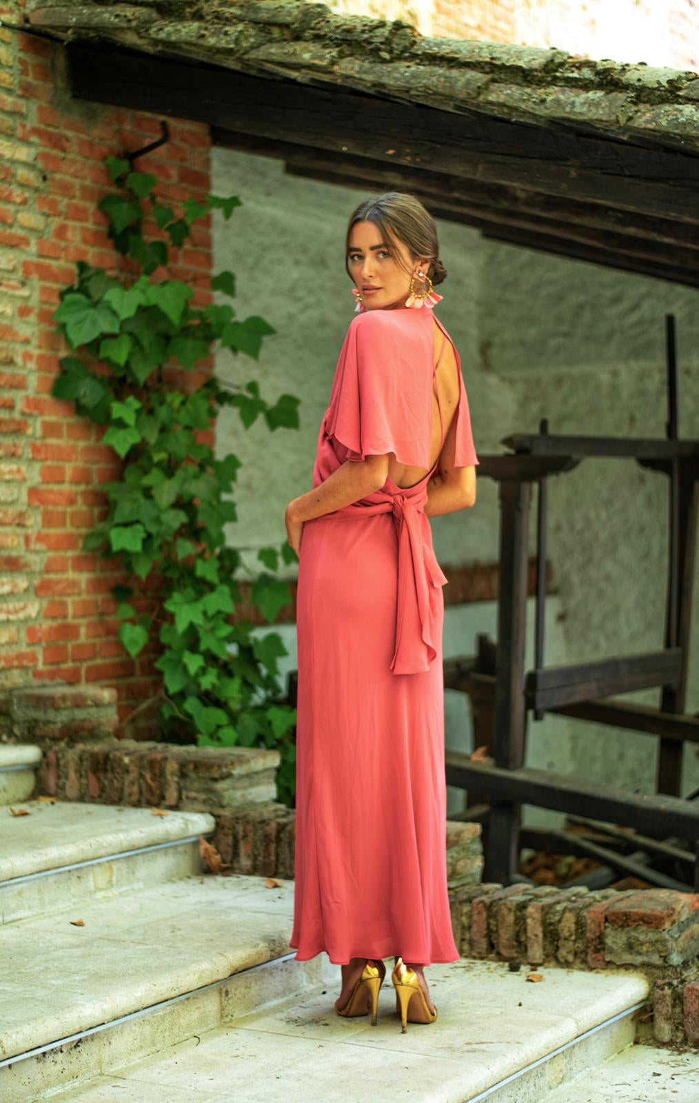 Vestido Lady Guacamaya rosa