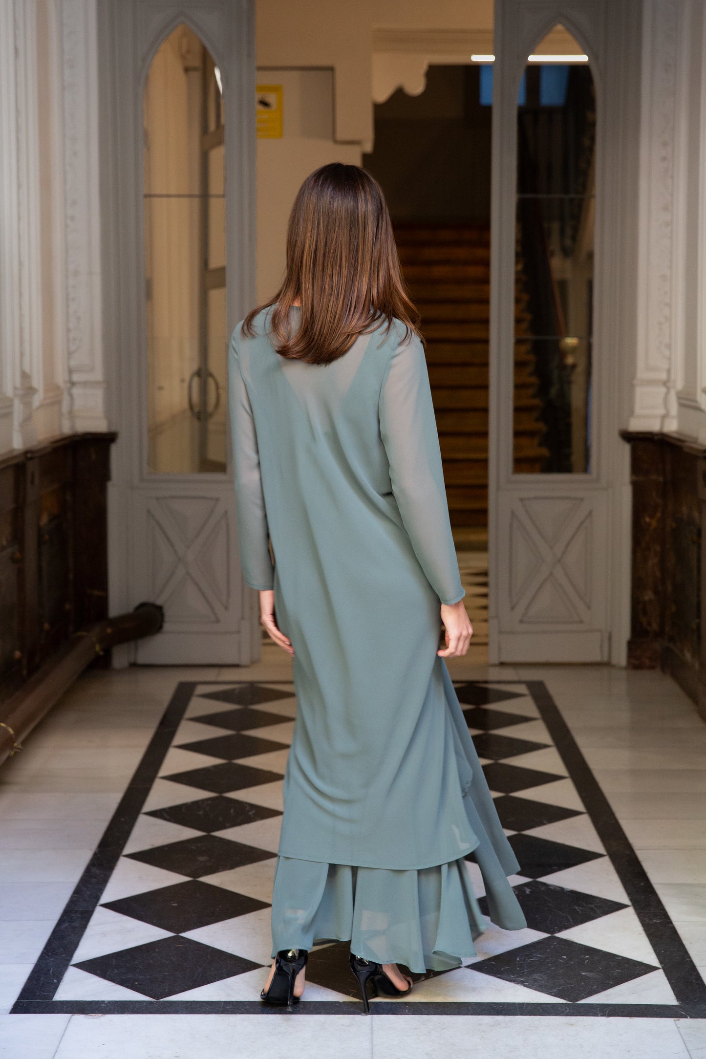 Vestido verde Sabina