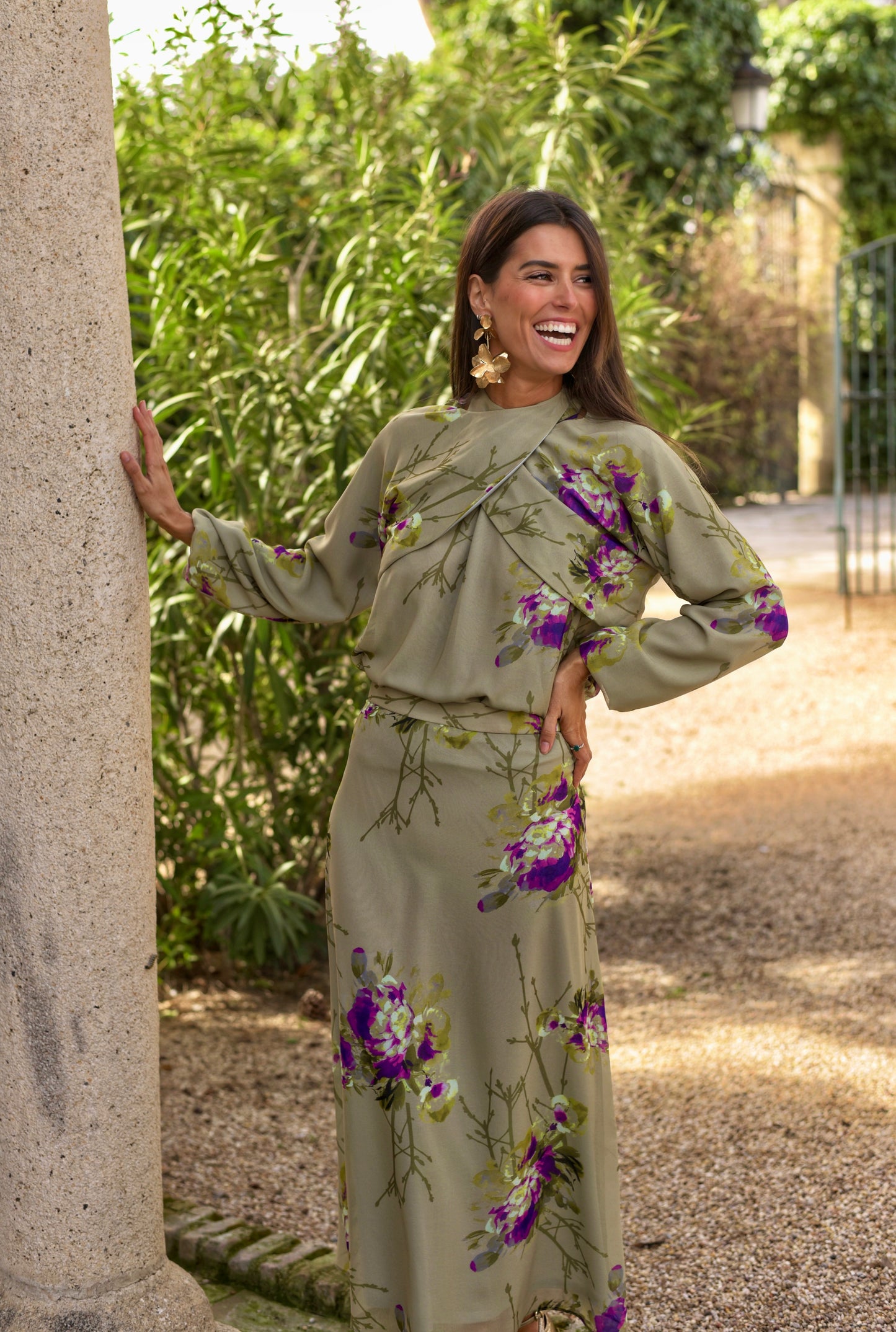 Conjunto Lady Nenúfar flores