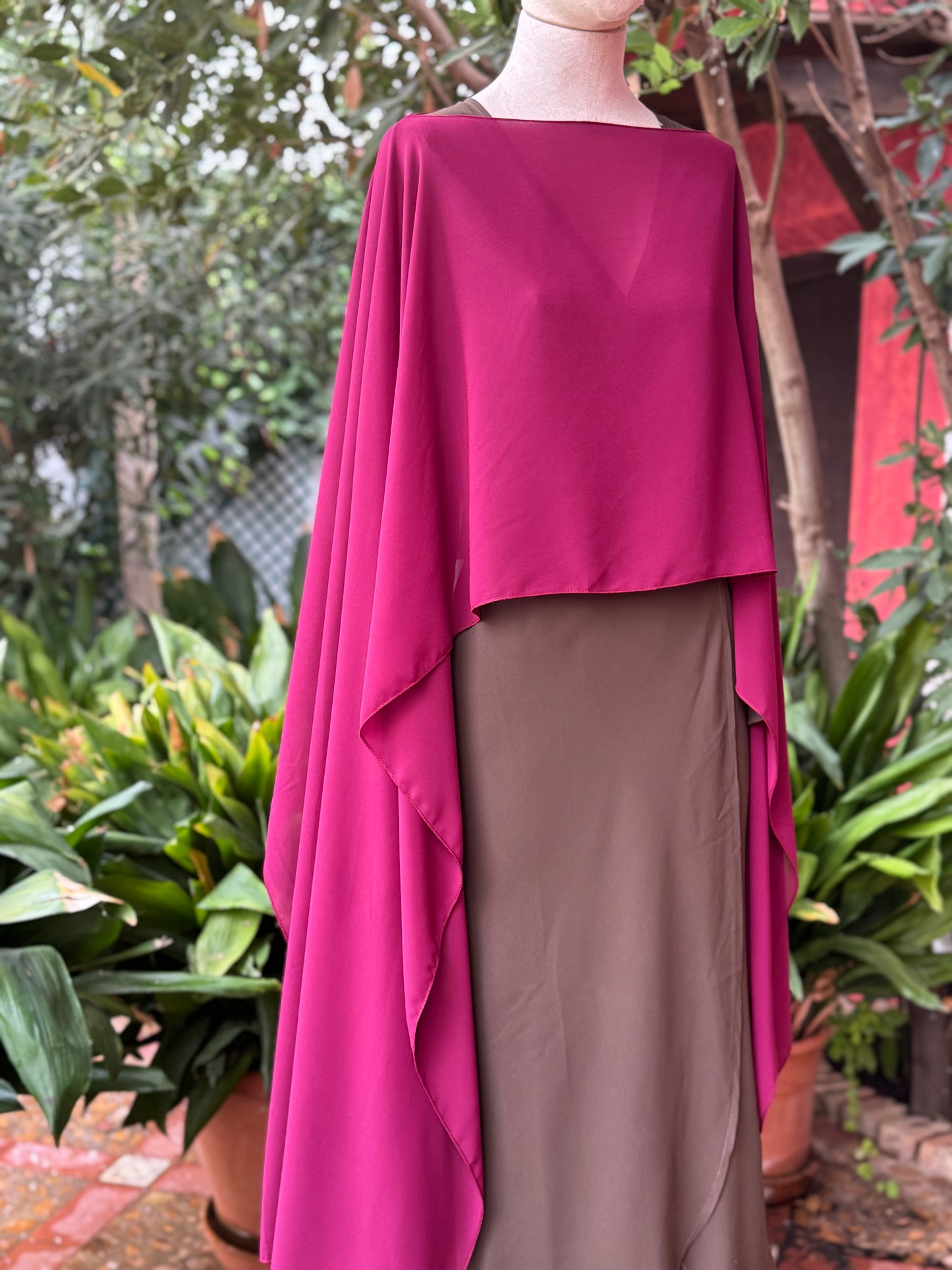 Capa de gasa buganvilla