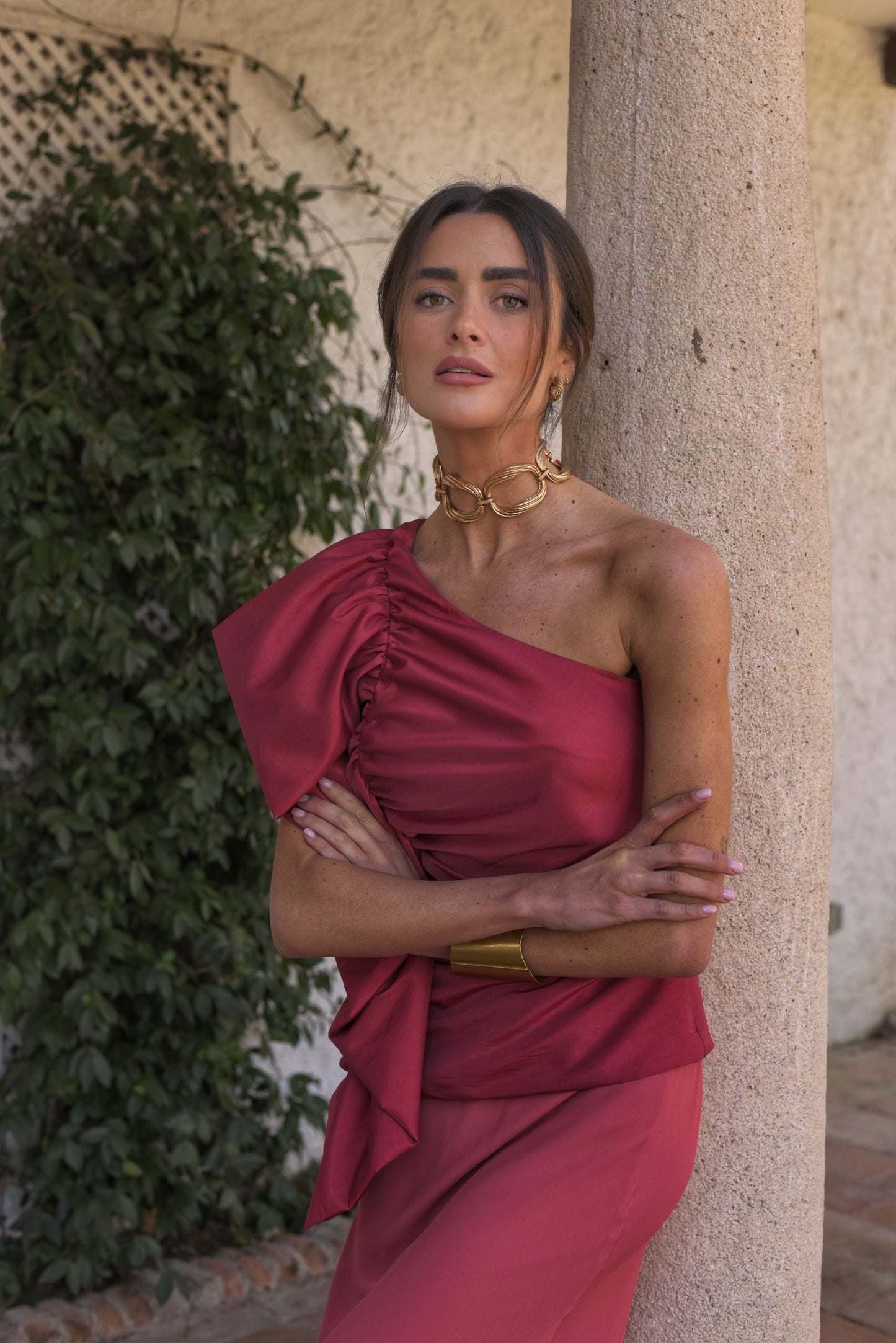VESTIDO FIESTA MANNIT LEONA CORAL 1