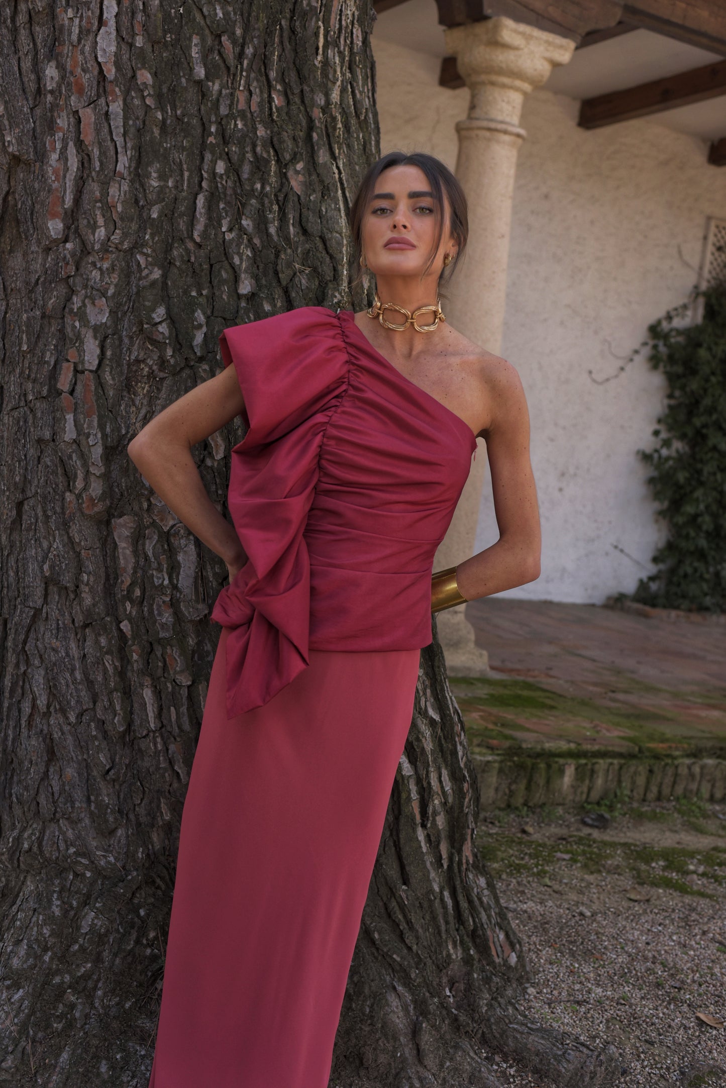 VESTIDO FIESTA MANNIT LEONA CORAL 6