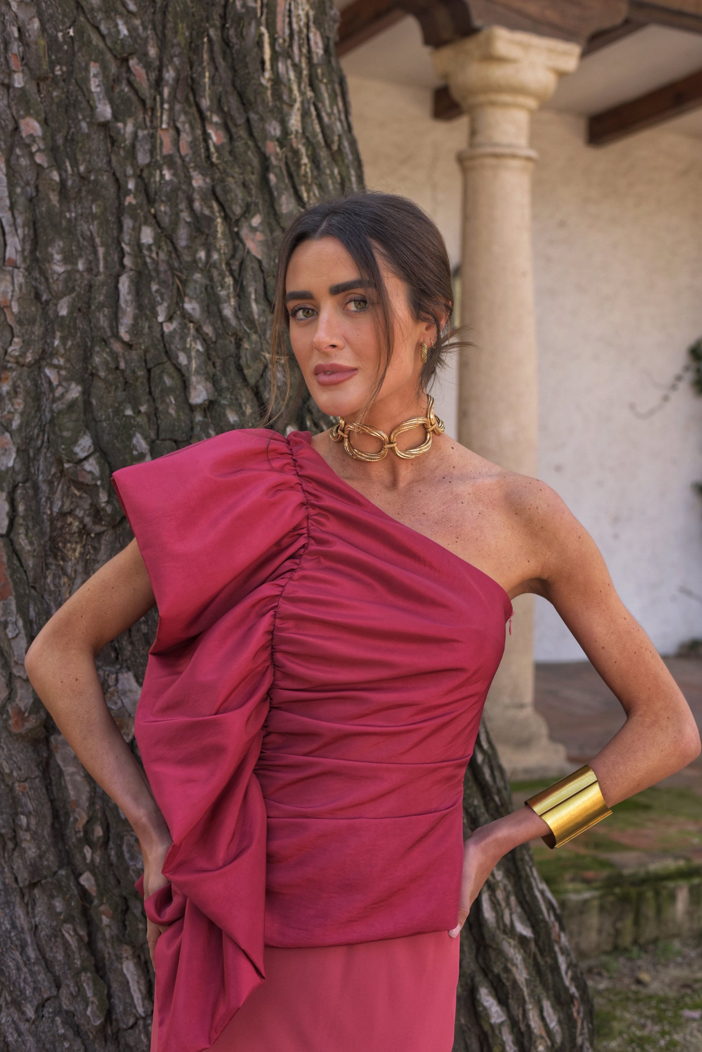 VESTIDO FIESTA MANNIT LEONA CORAL 7