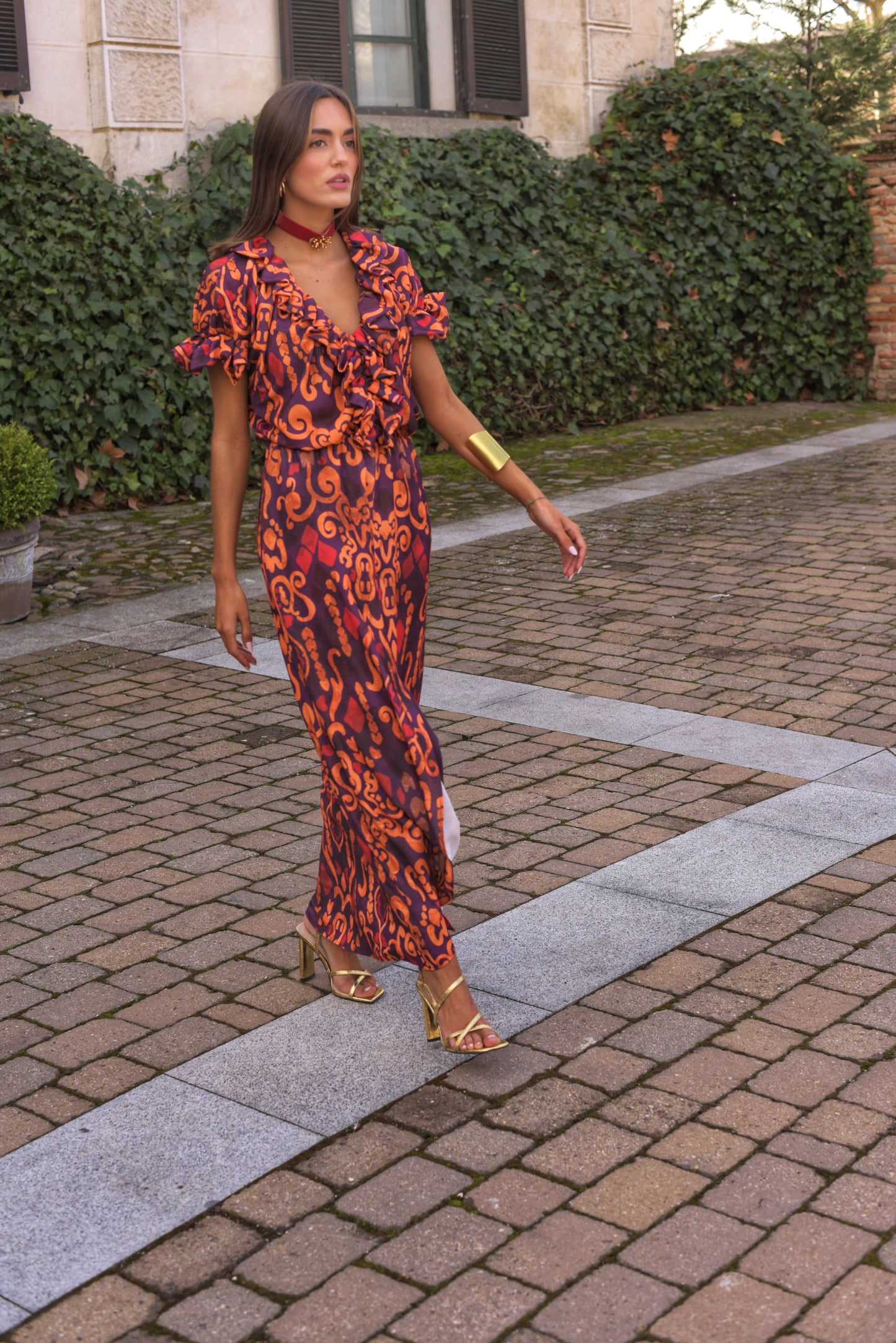 VESTIDO INVITADA MANNIT ESTAMPADO 5