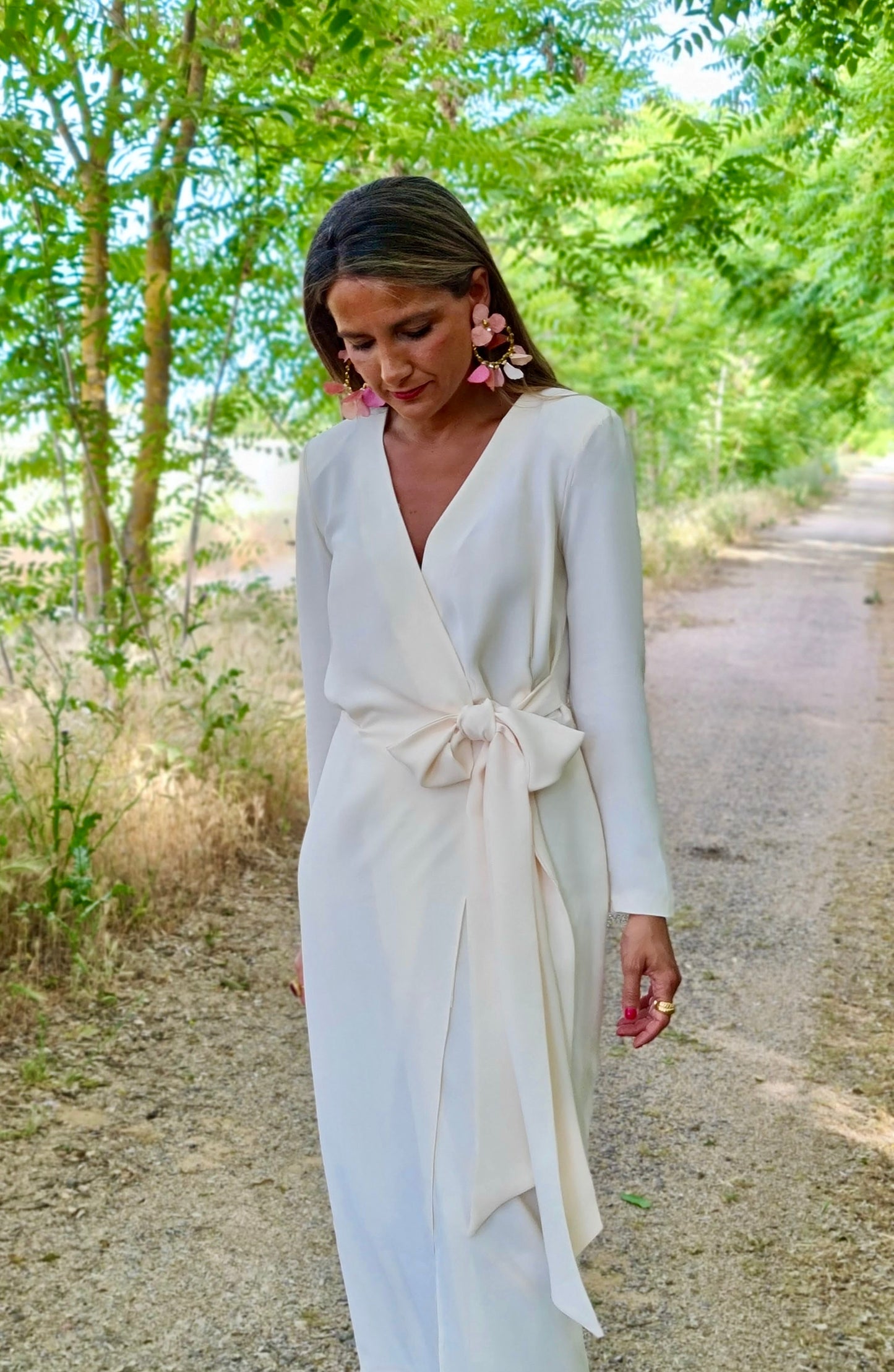 Vestido Lady Bombay crudo