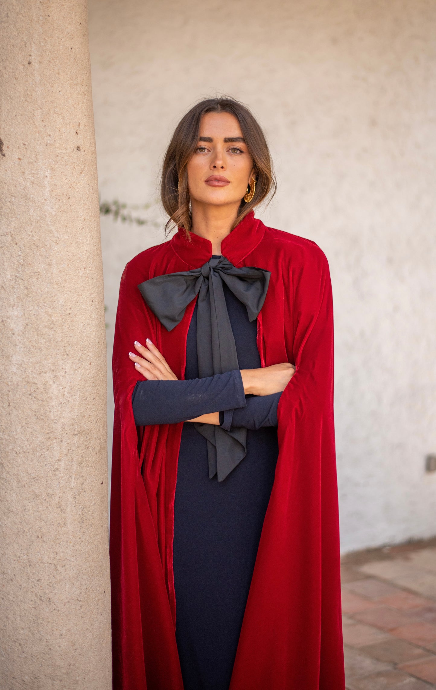 Lady Bat long cape