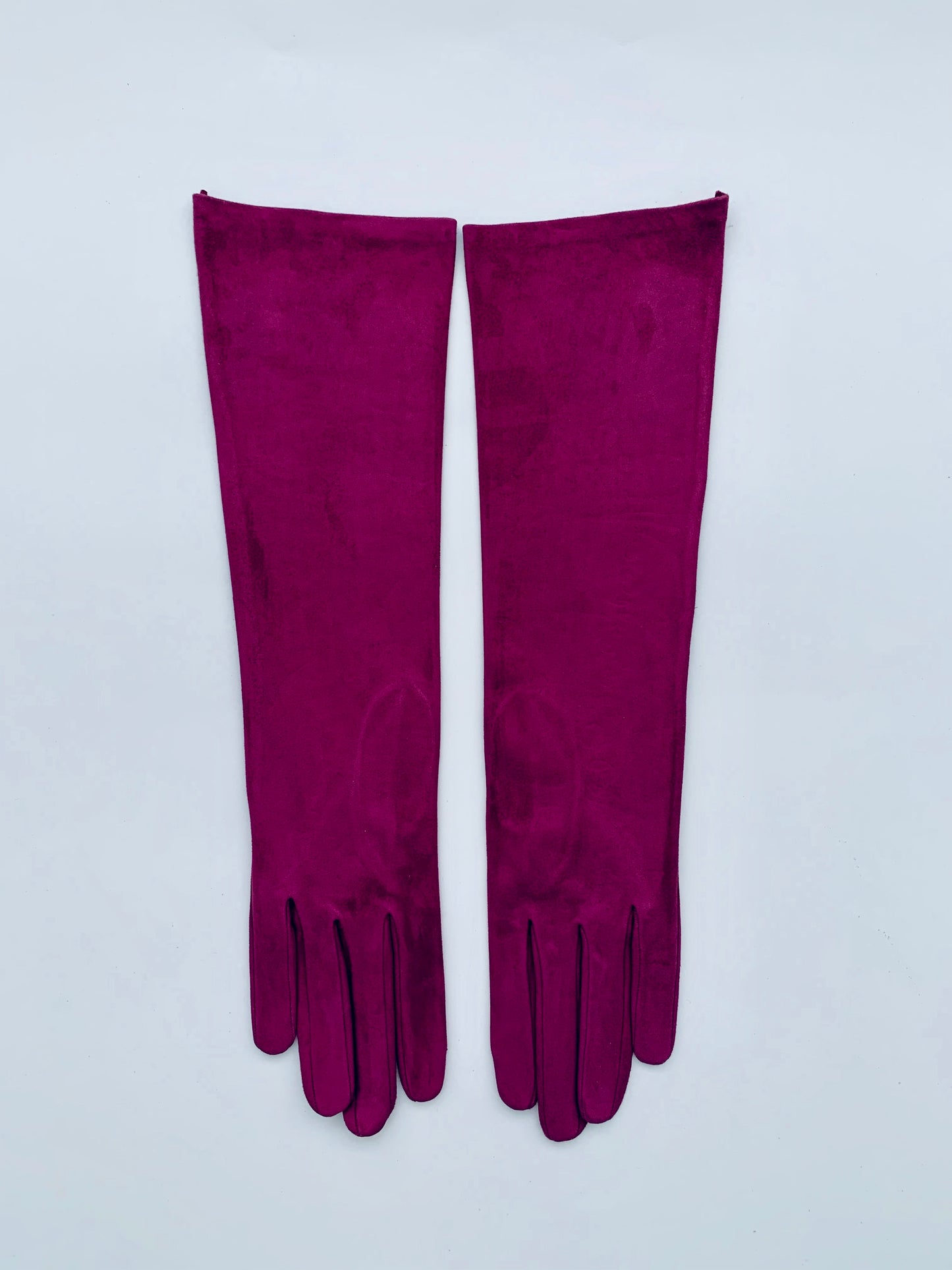Cherry suede glove