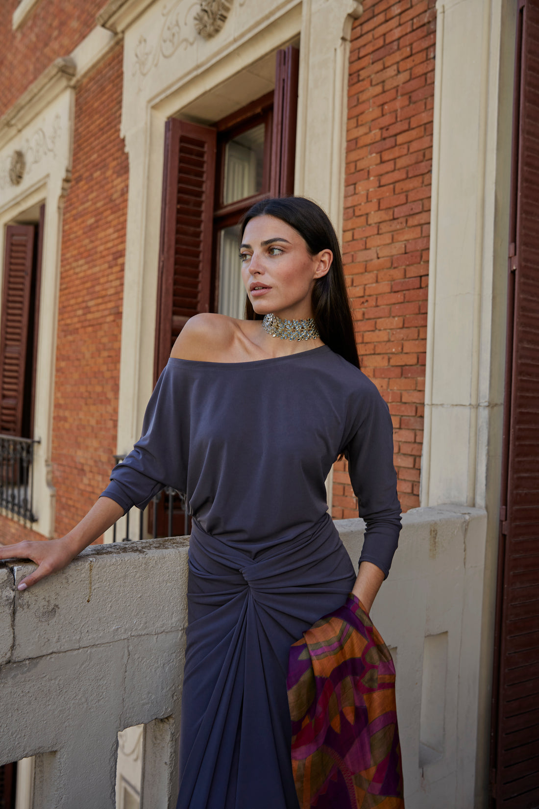 Vestido Encina marengo