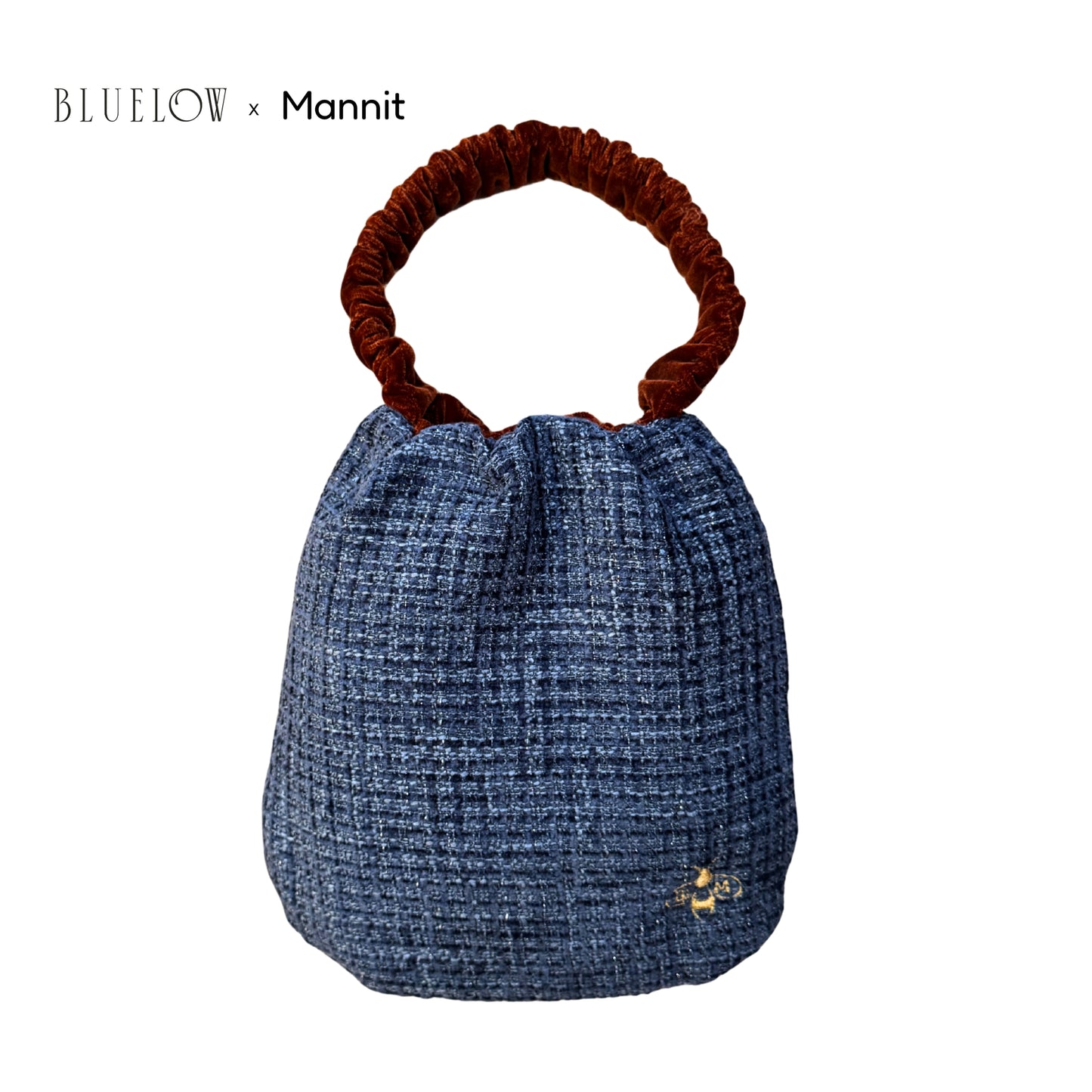Bolso saquito Céleste reversible
