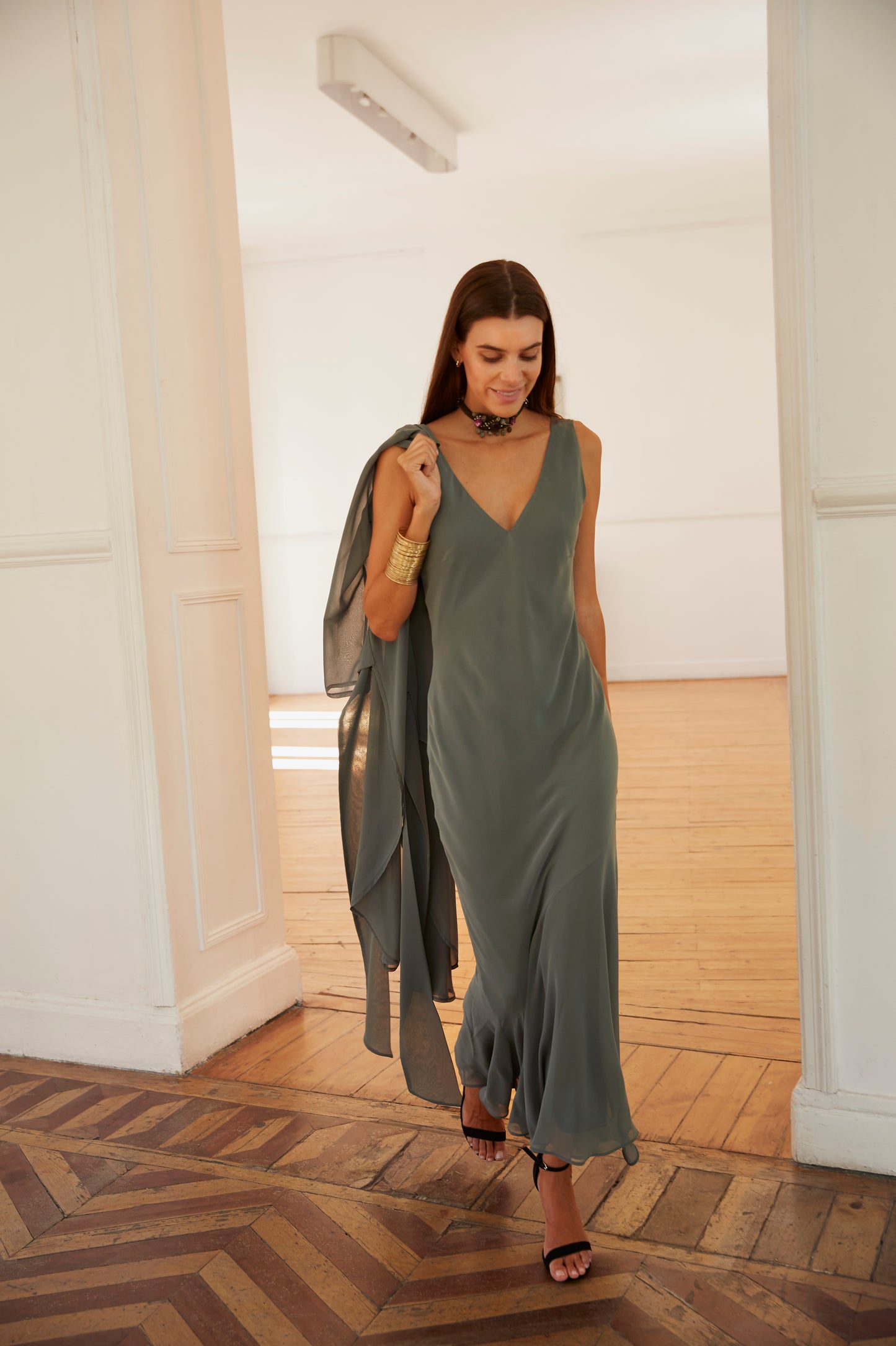 Sabina green dress