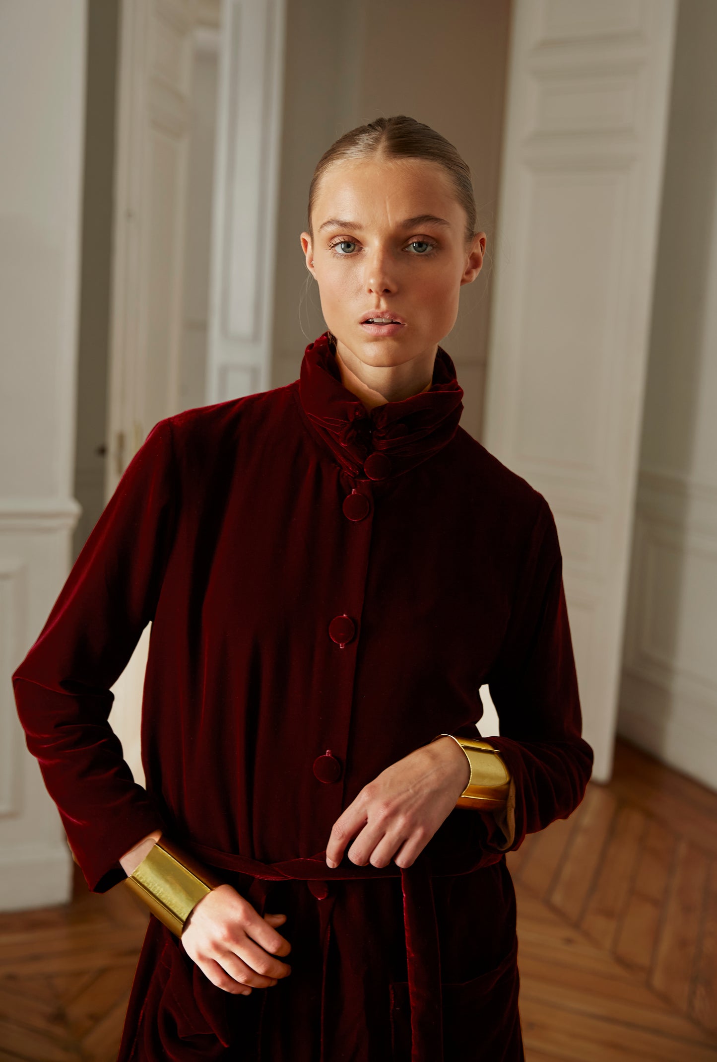 Burgundy Oak Coat