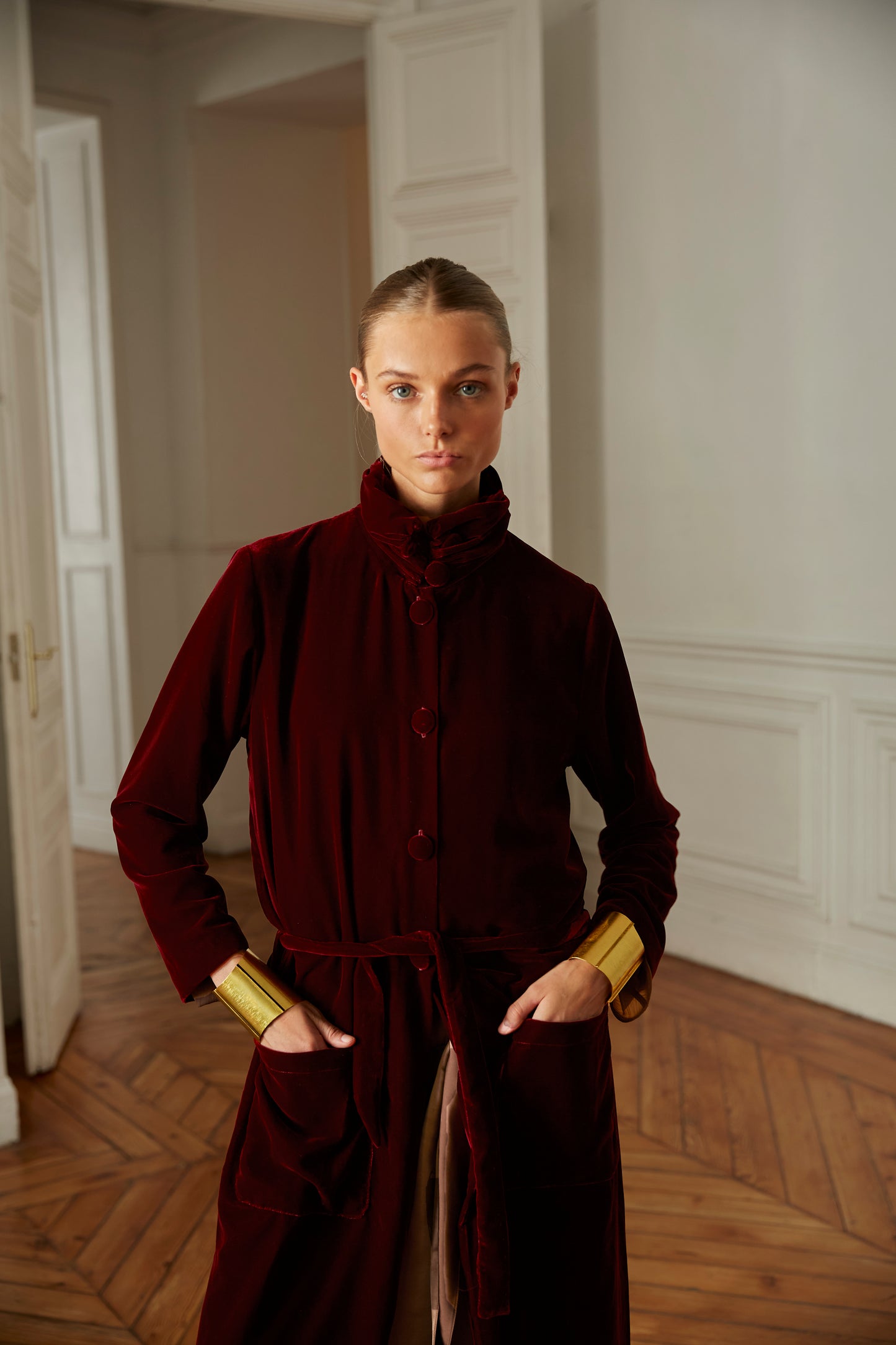 Burgundy Oak Coat