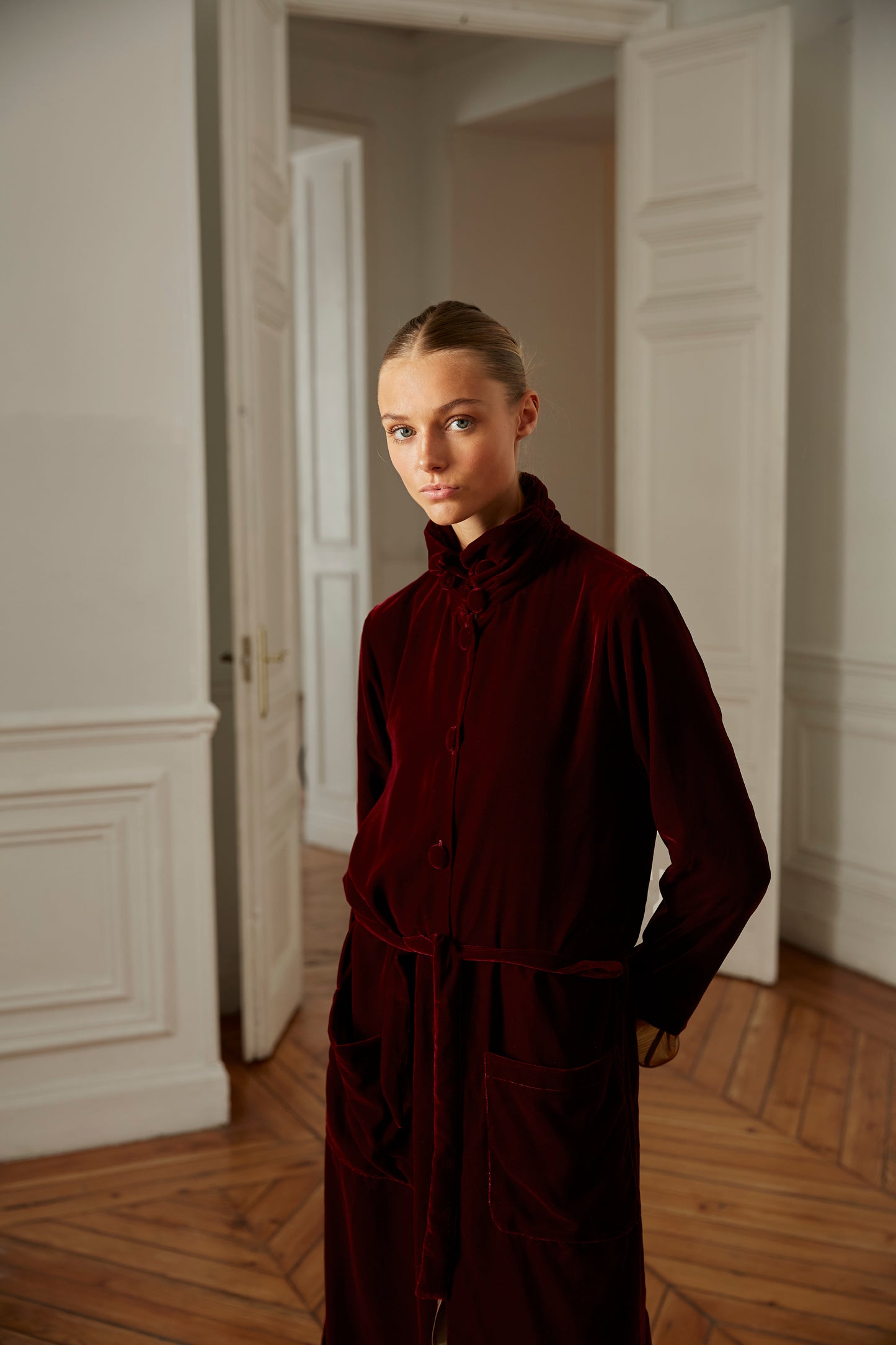 Burgundy Oak Coat