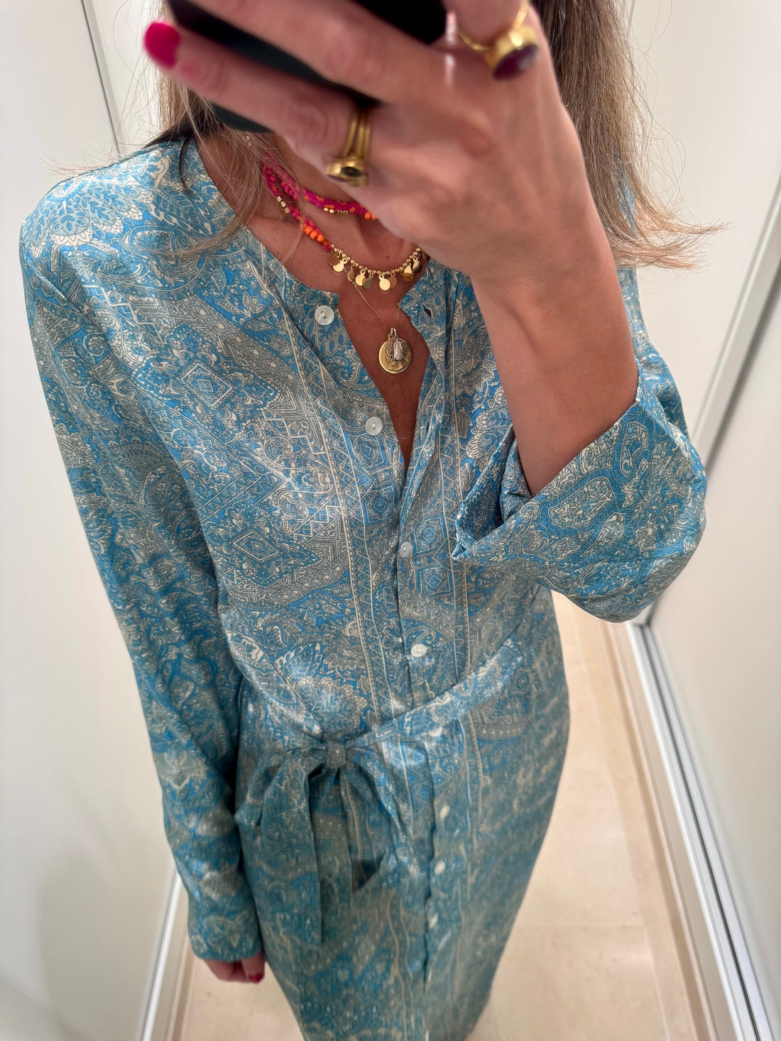 Camisero cachemir azul