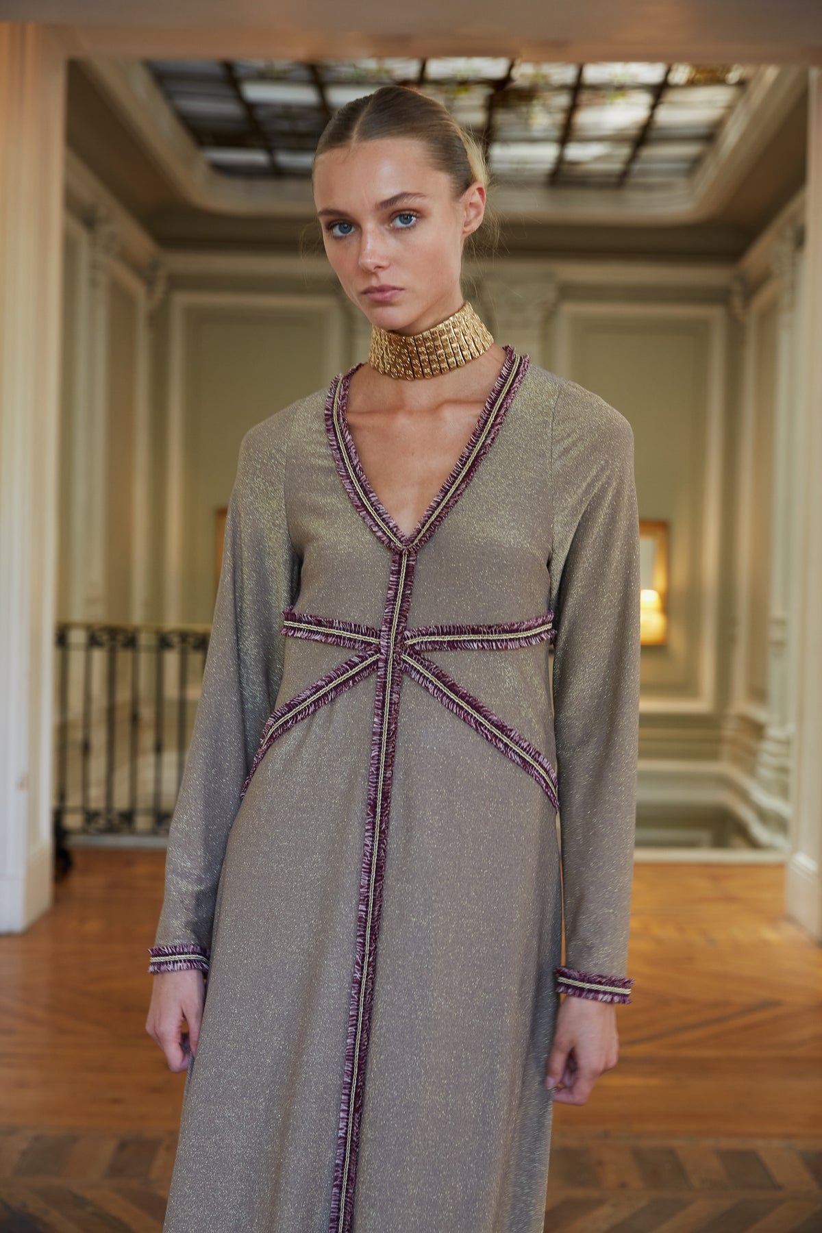 Vestido de malha Tortuga