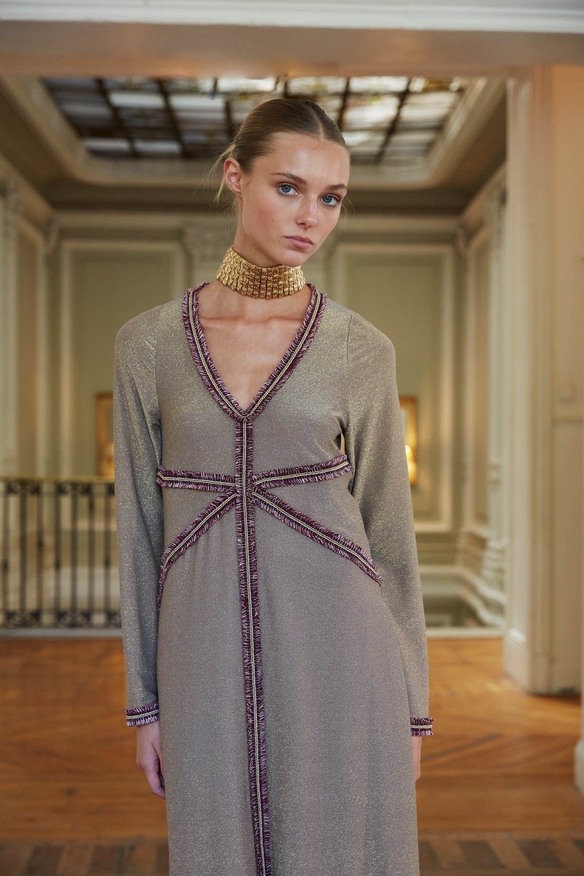 Vestido de malha Tortuga