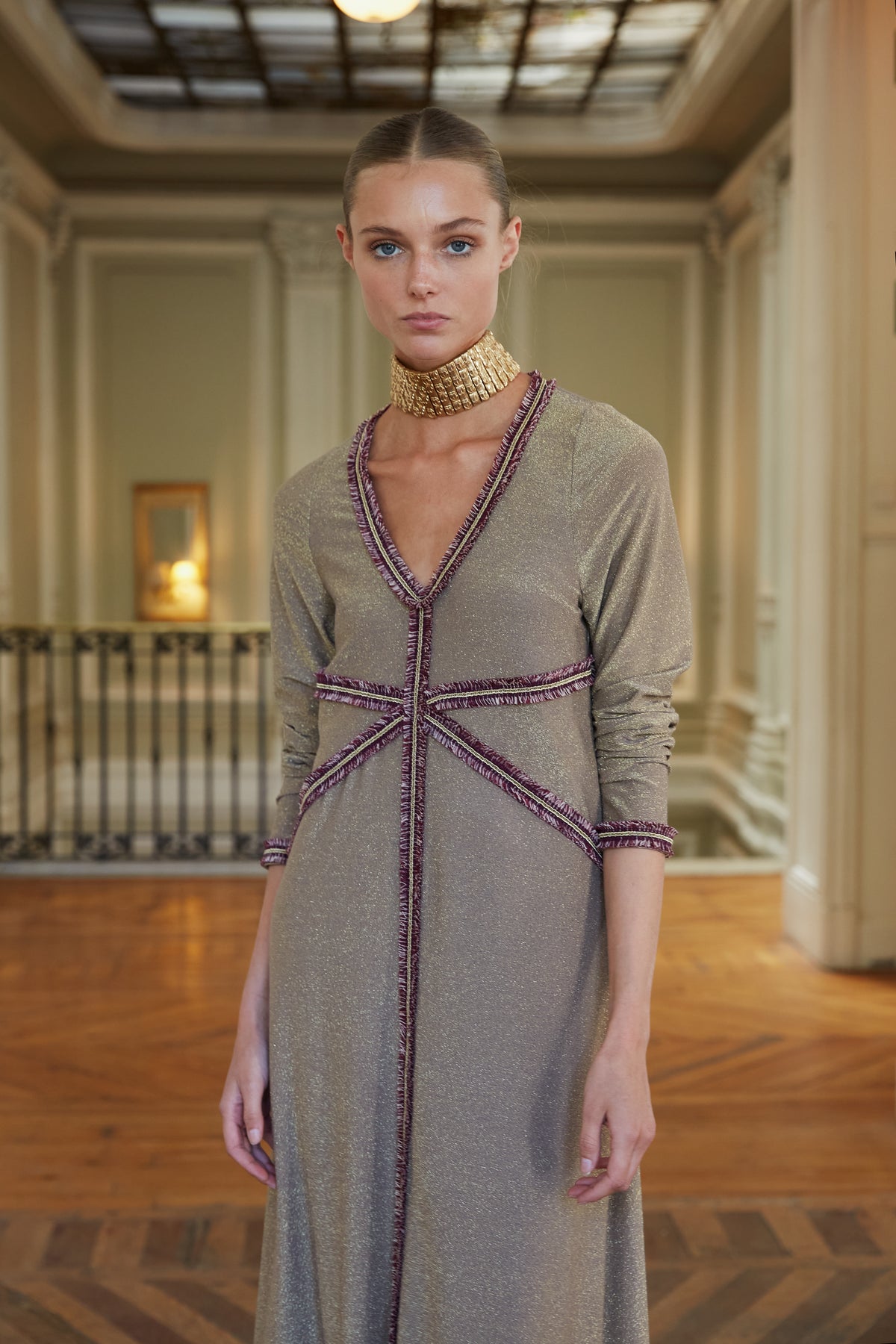 Vestido de malha Tortuga