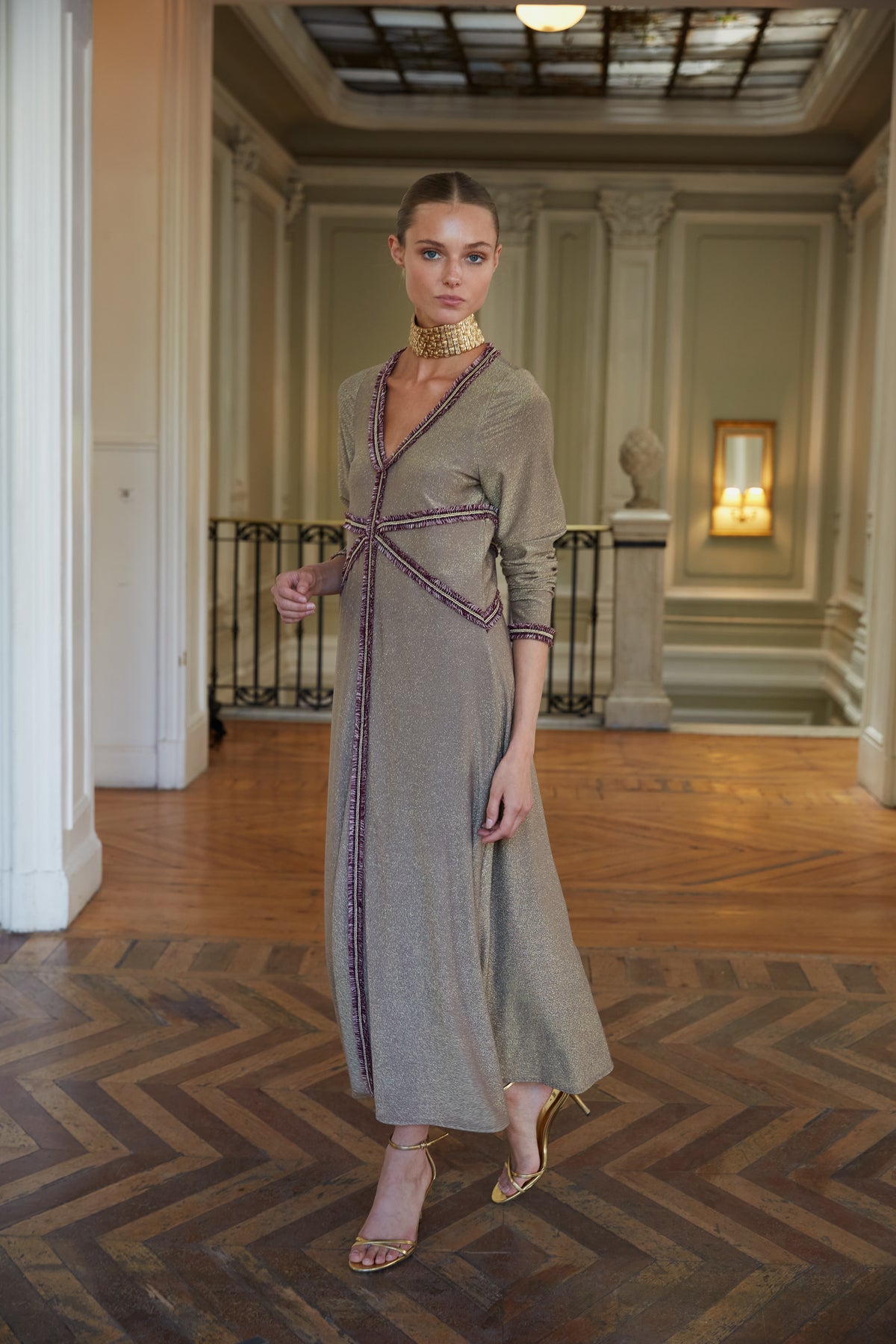 Vestido de malha Tortuga