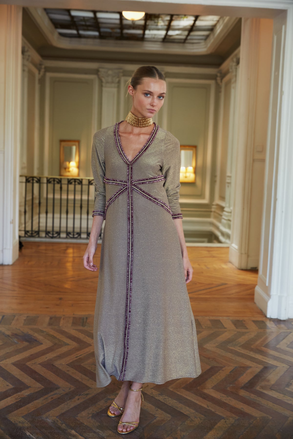 Vestido de malha Tortuga