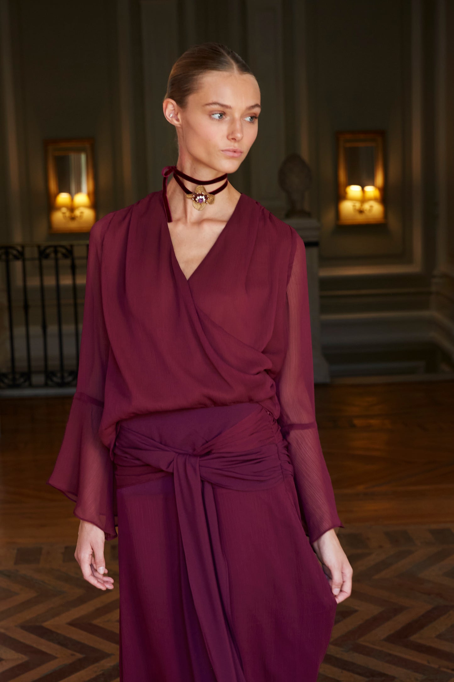 Bonsai eggplant skirt