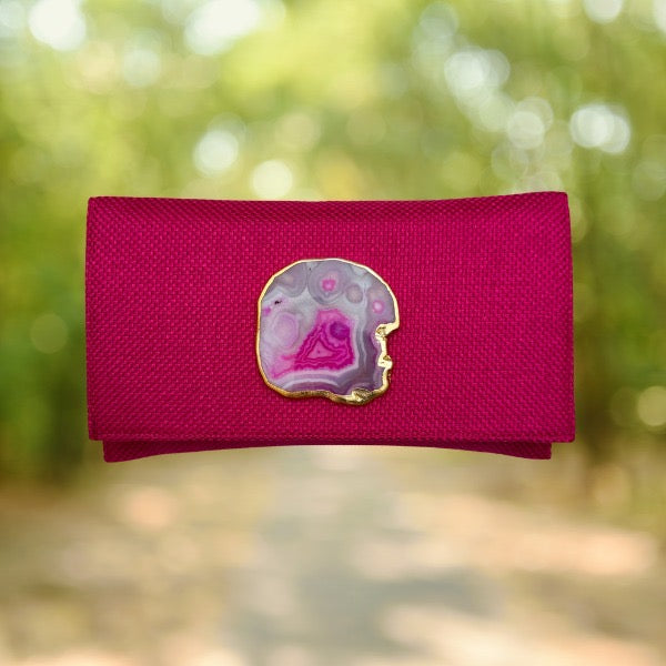 Cartera fucsia