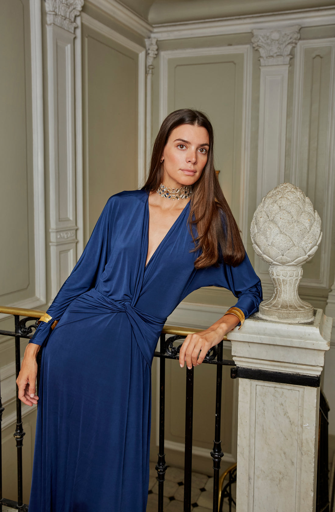 Vestido Secuoya marino