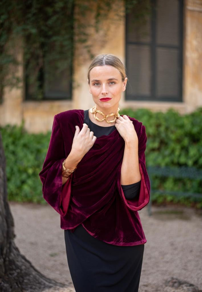 Capa Lady Murciélago corta