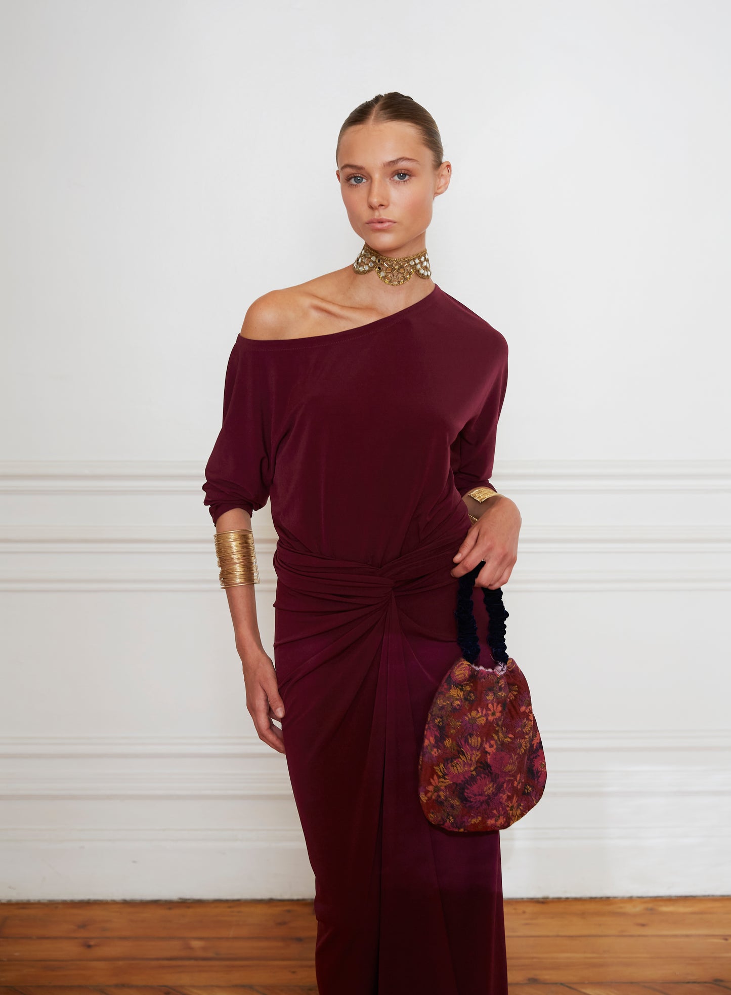 Eggplant Oak Dress