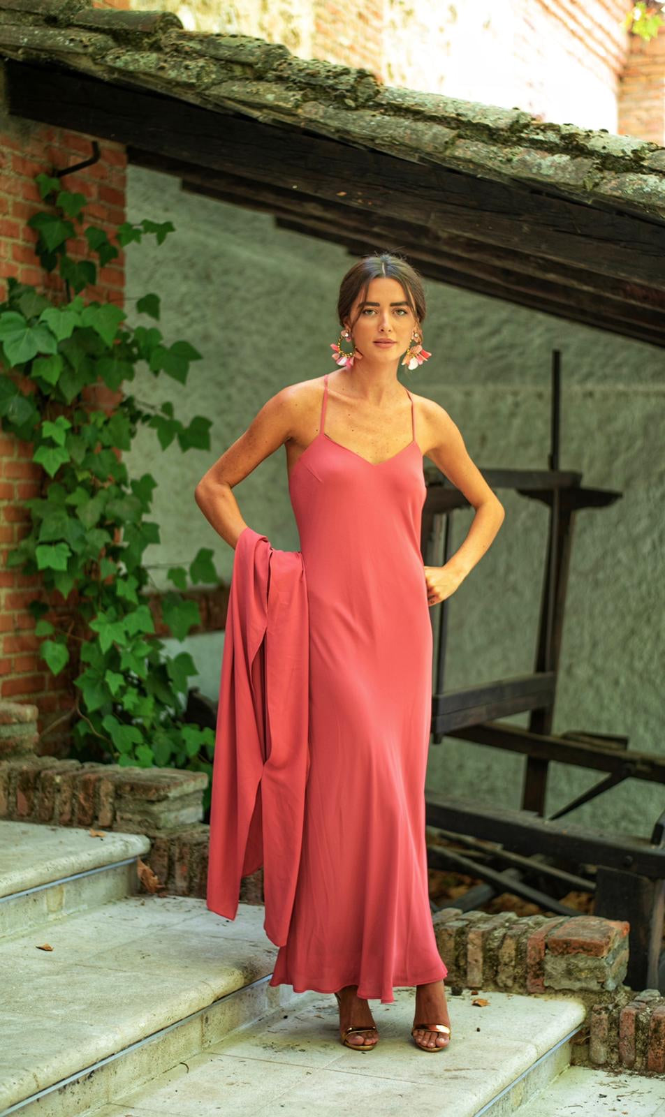 Vestido Lady Guacamaya rosa