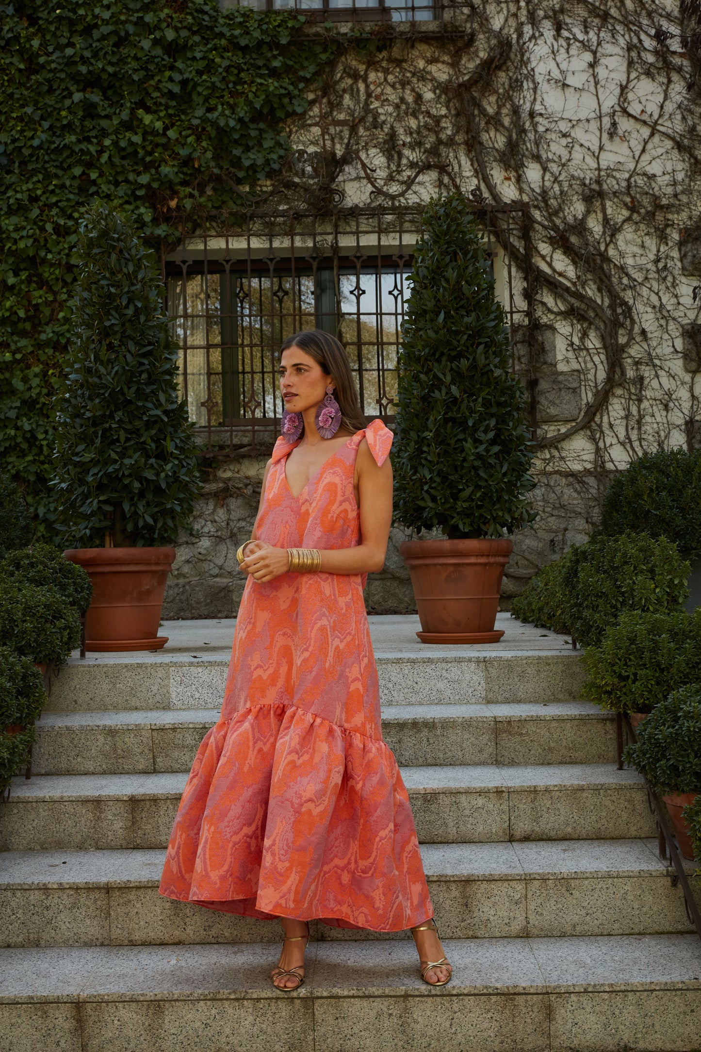 Vestido Hipopótamo estampado