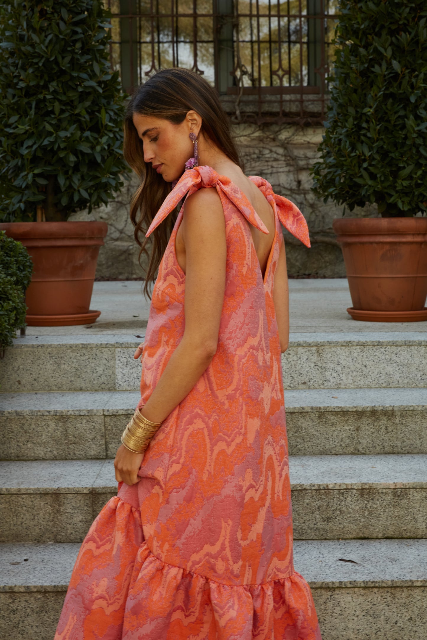 Vestido Hipopótamo estampado