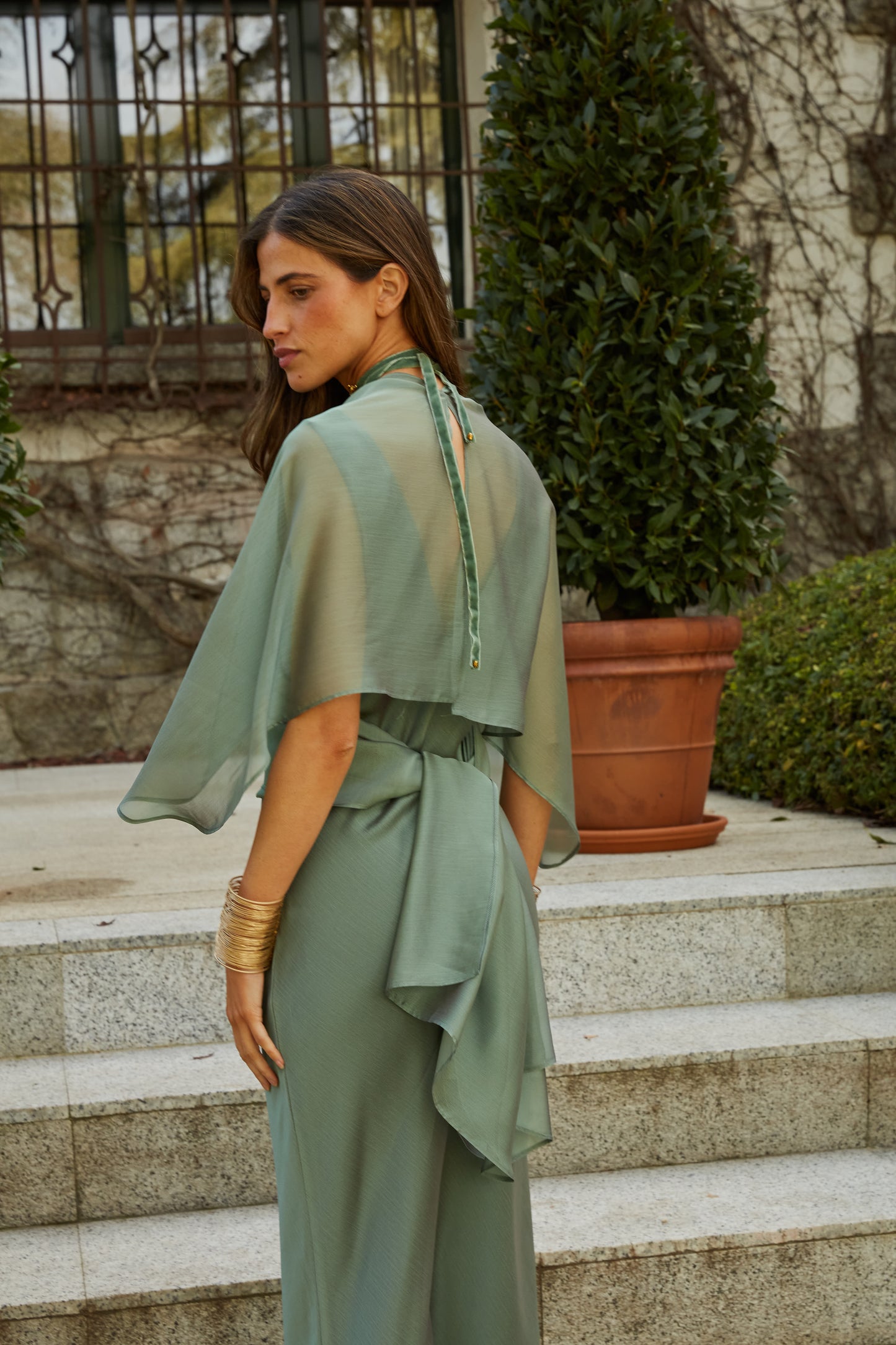 Vestido Salina verde agua