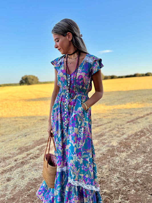 Vestido caramelos azul