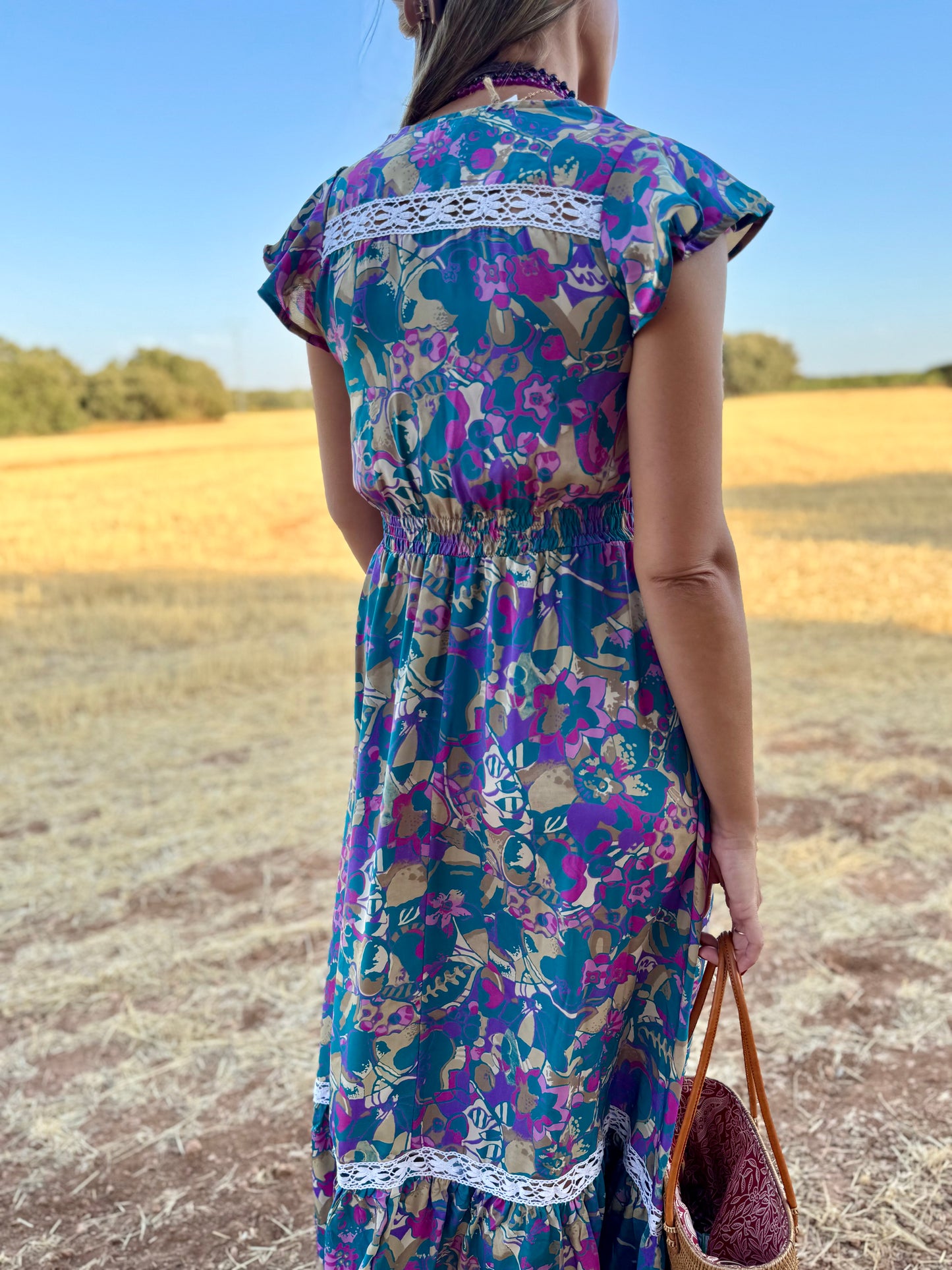 Vestido caramelos azul