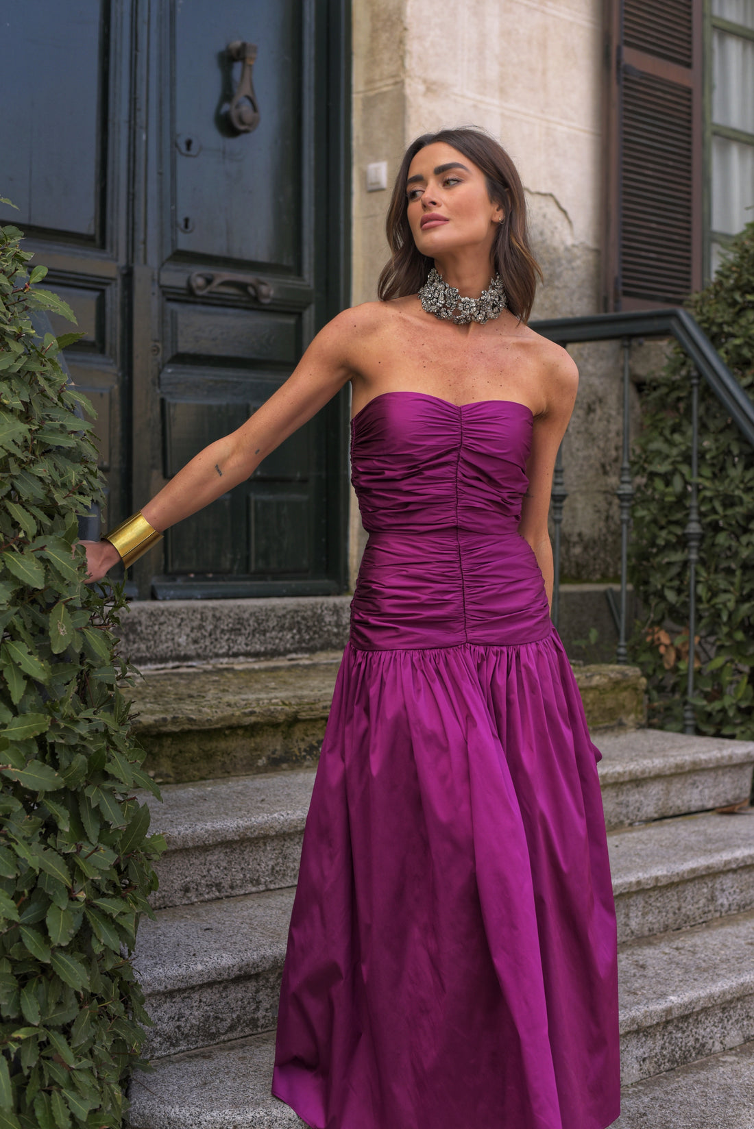 Vestido Lady Pantera cardenal