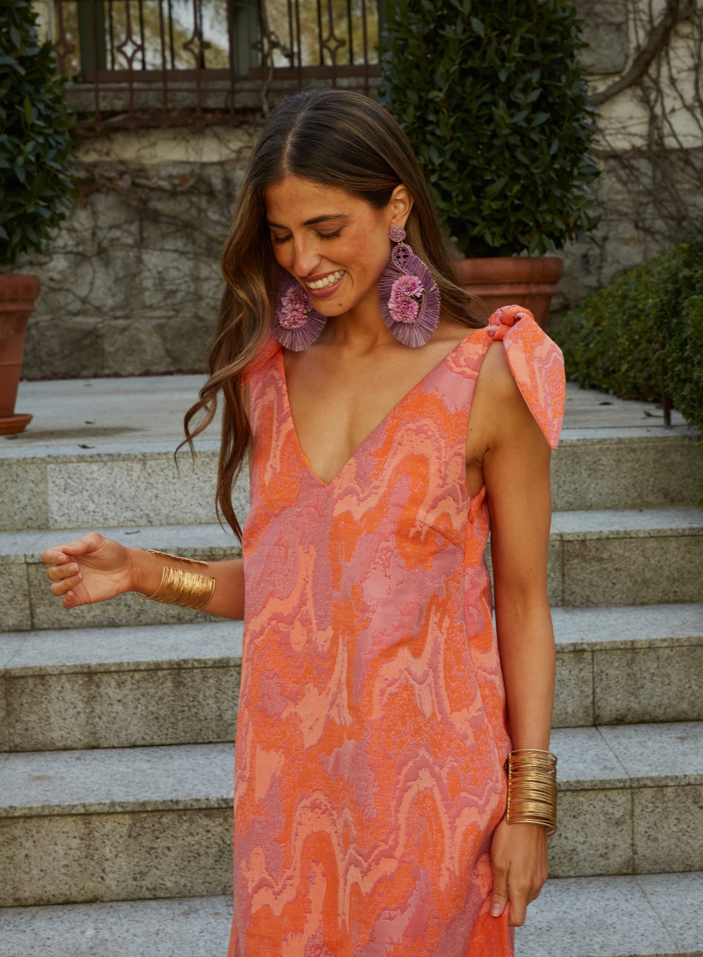 Vestido Hipopótamo estampado