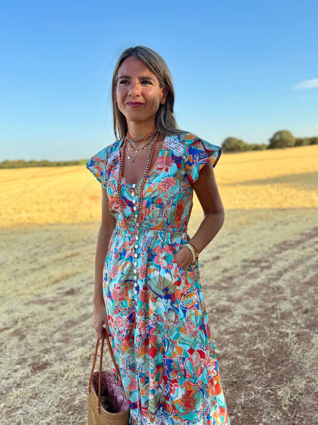 Vestido caramelos verde