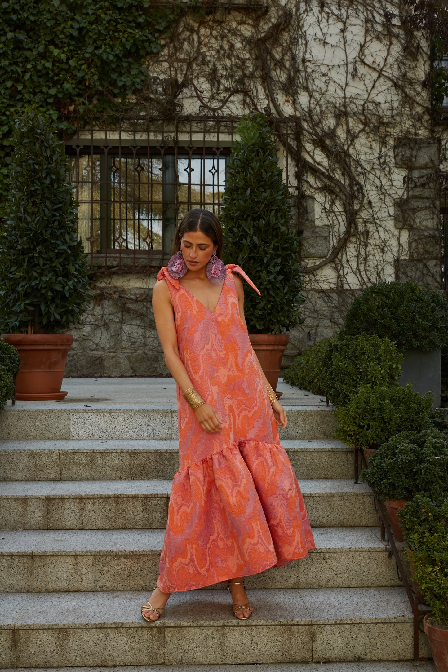 Vestido Hipopótamo estampado