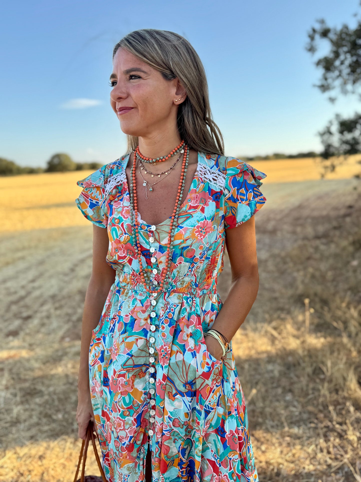 Vestido caramelos verde